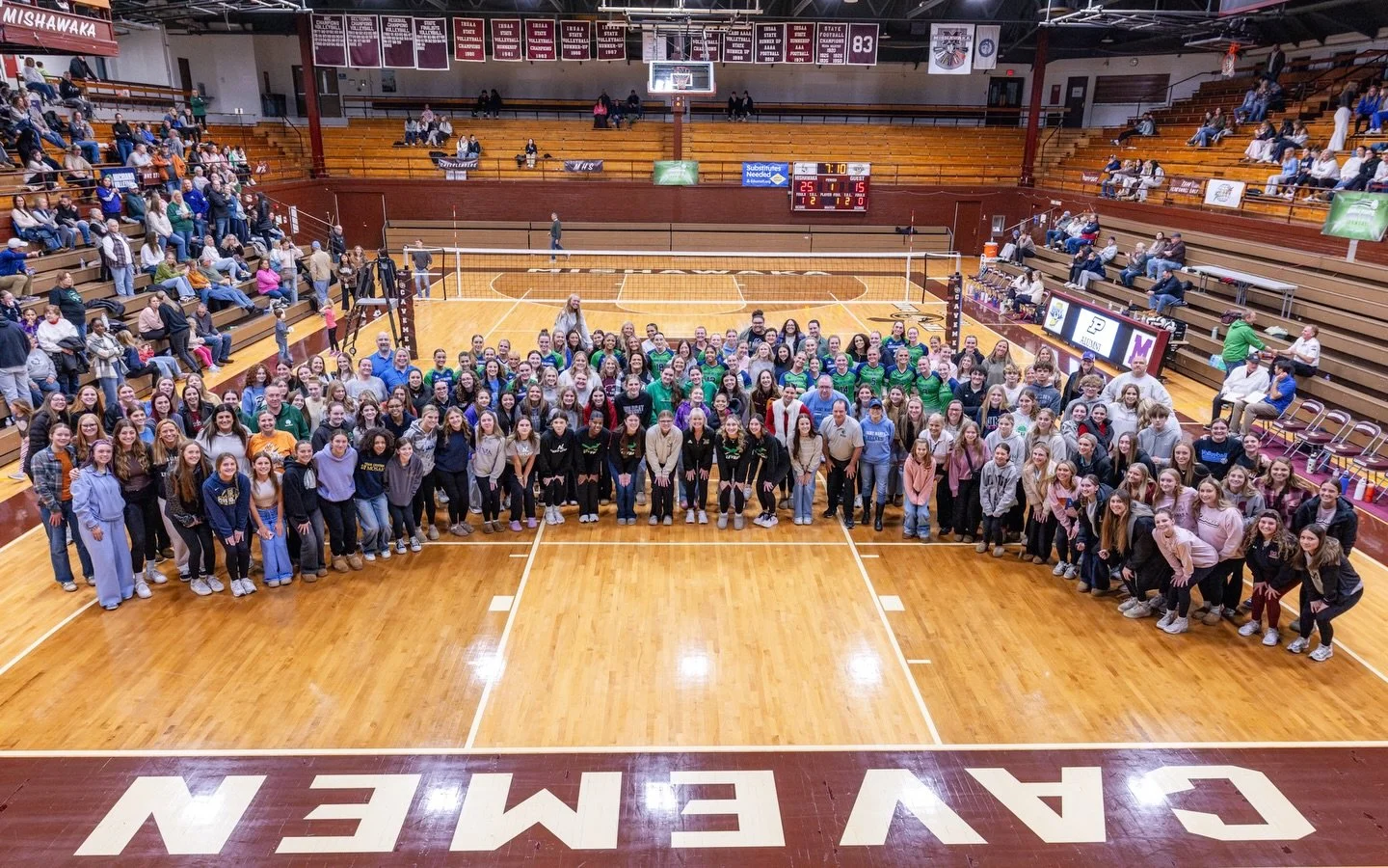 This is more than a group photo, i&rsquo;s a snapshot of the volleyball heartbeat in Michiana. Players and coaches from every corner of our region, all standing on one floor, united by the same love for the game.

Our inaugural High Flyer Showcase br
