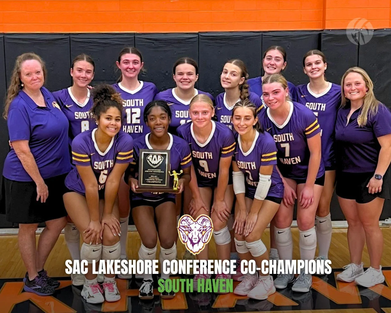 Congratulations to South Haven for being named co-champions of the SAC Lakeshore Conference!