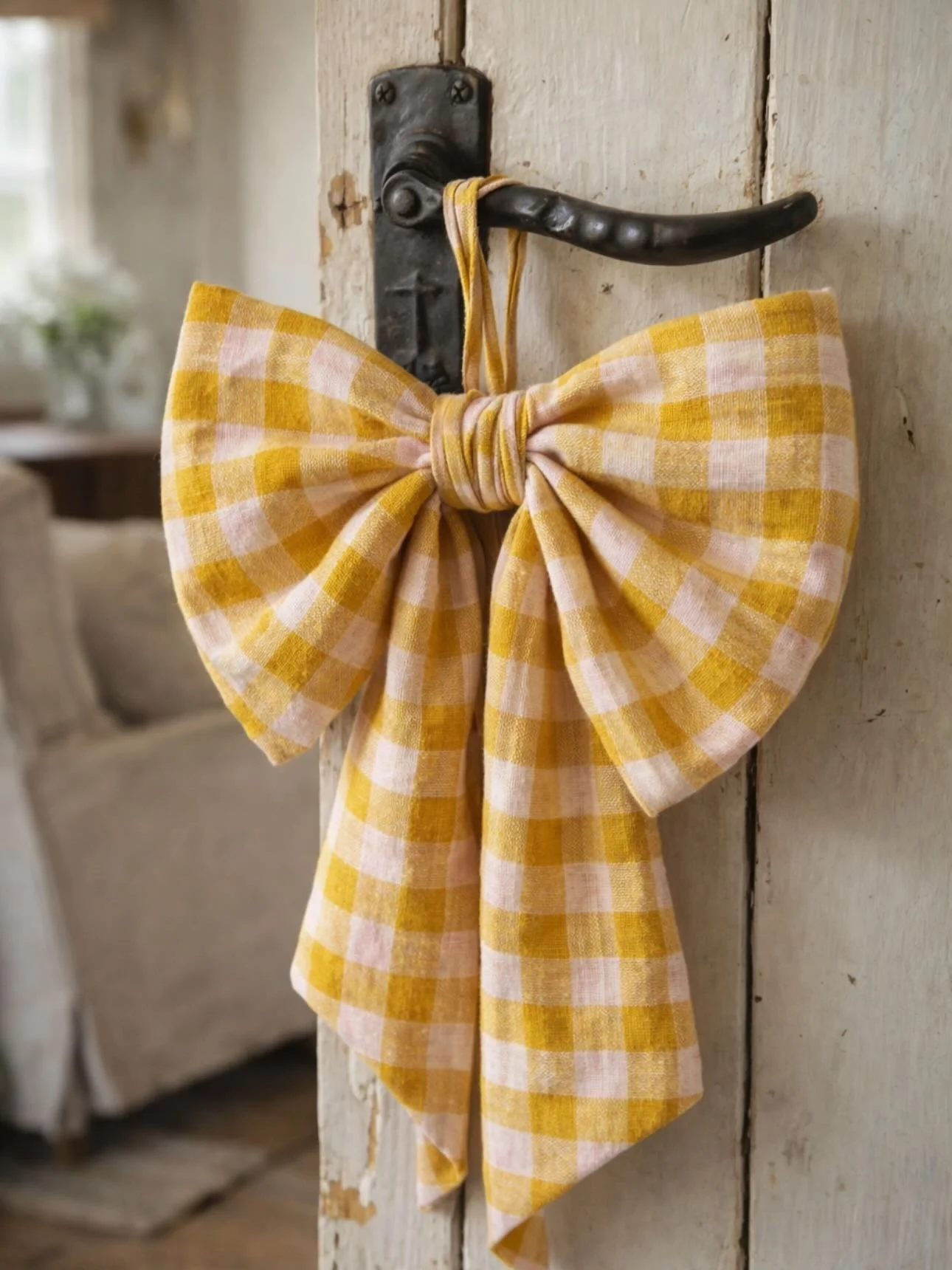 A little gathering of linen bows, all available in the shop and ready to find their homes.

&bull; Giant Linen Hair Bows &mdash; generously padded and beautifully structured, designed to frame the face with softness and quiet confidence. A romantic f