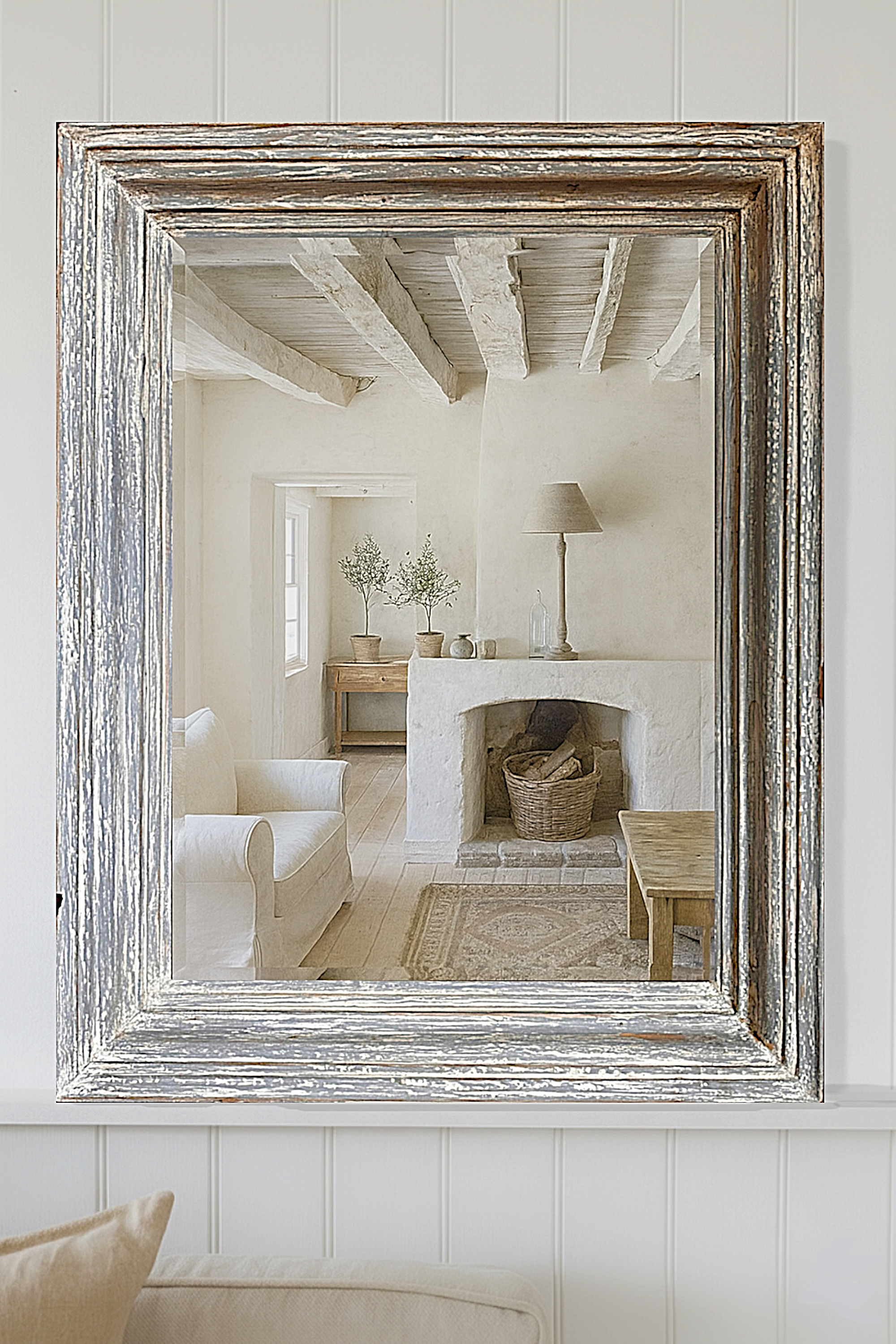 Large French Framed Mirror