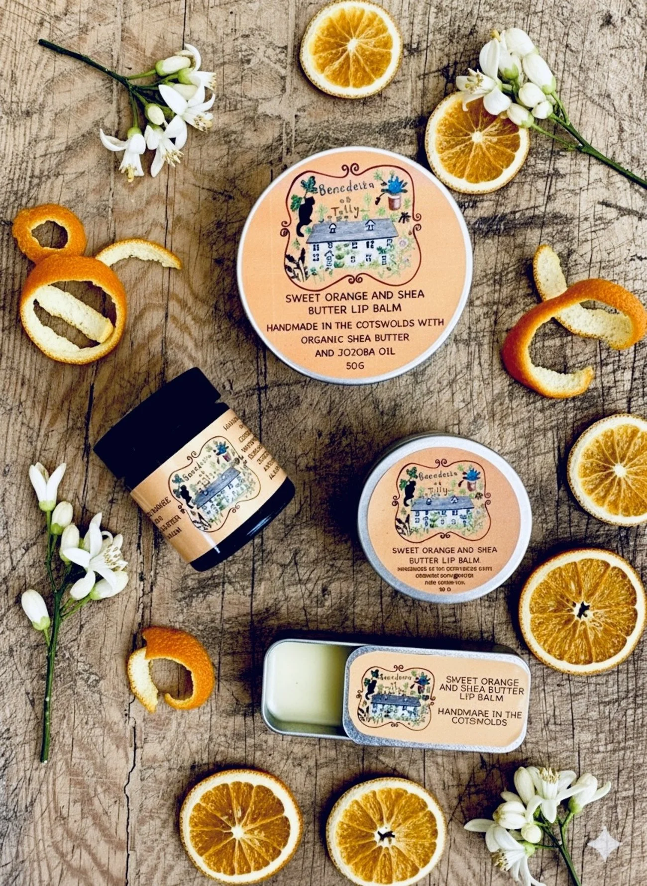 Sweet Orange and Shea Butter Lip Balm