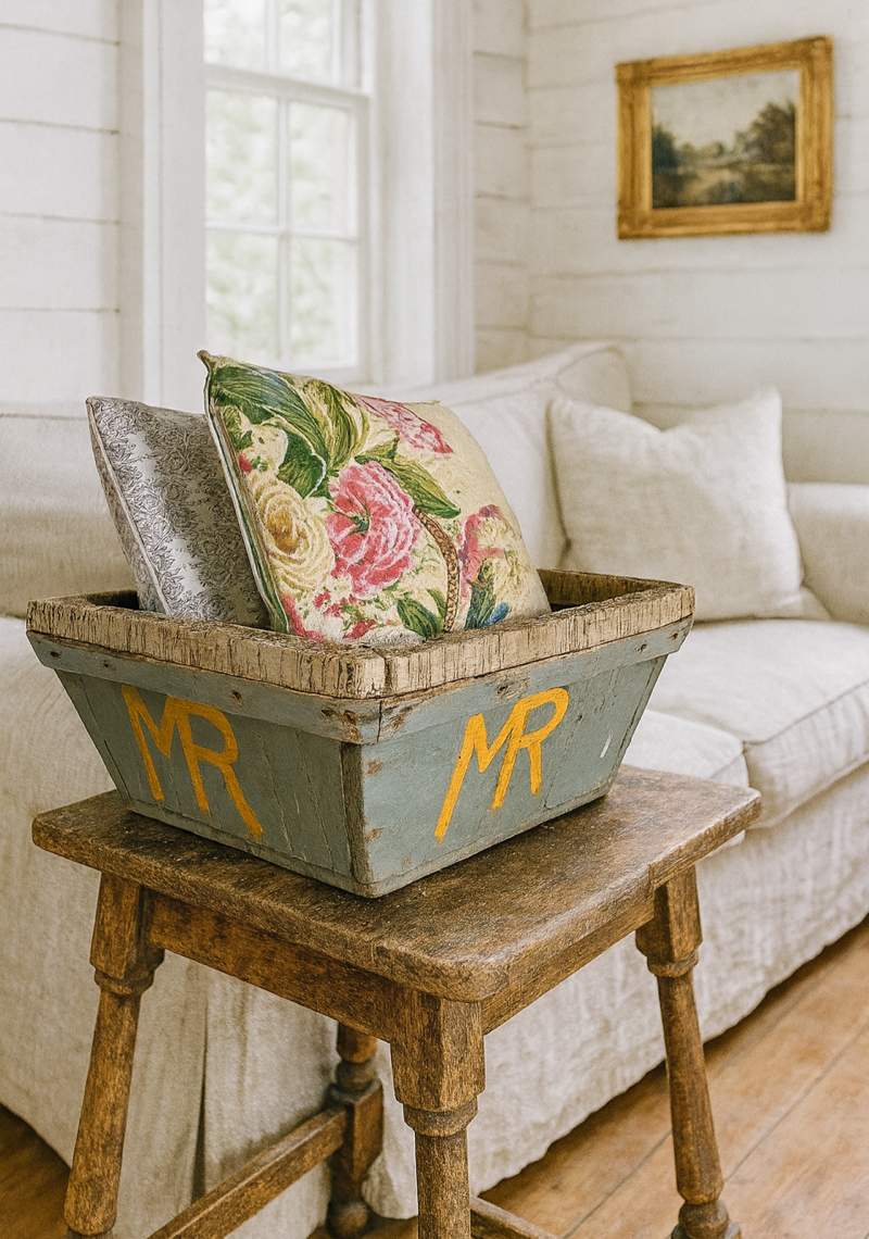 Vintage Portuguese Fishing Basket