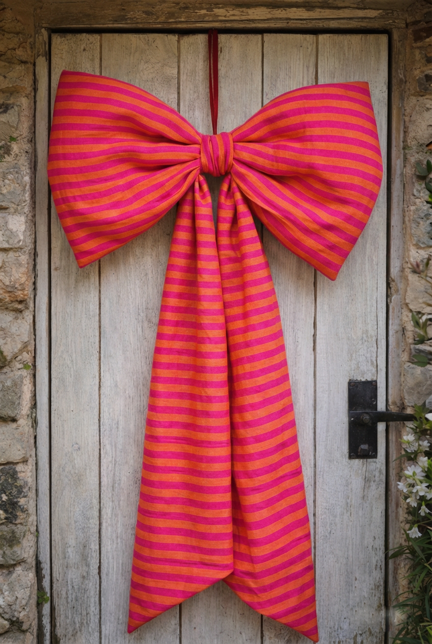 Extra Giant Pink Orange Bow.PNG