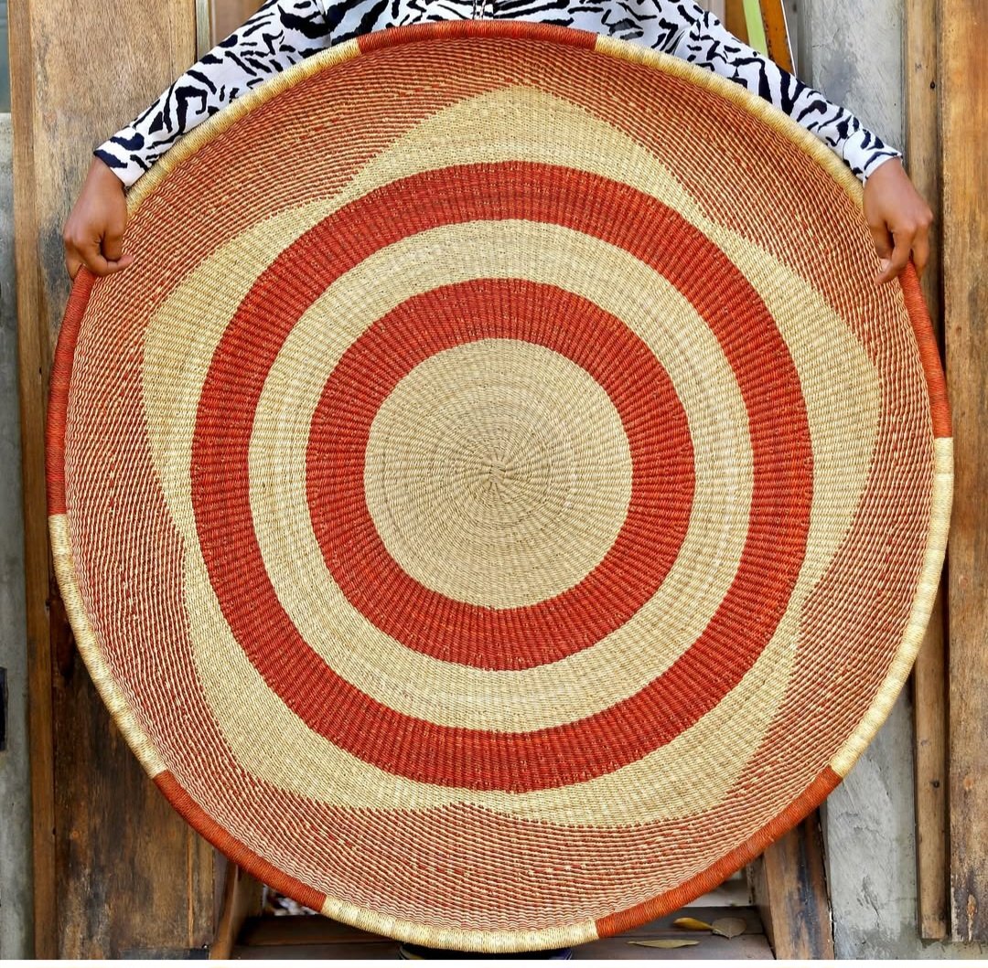 Large Double Weave Woven Tray