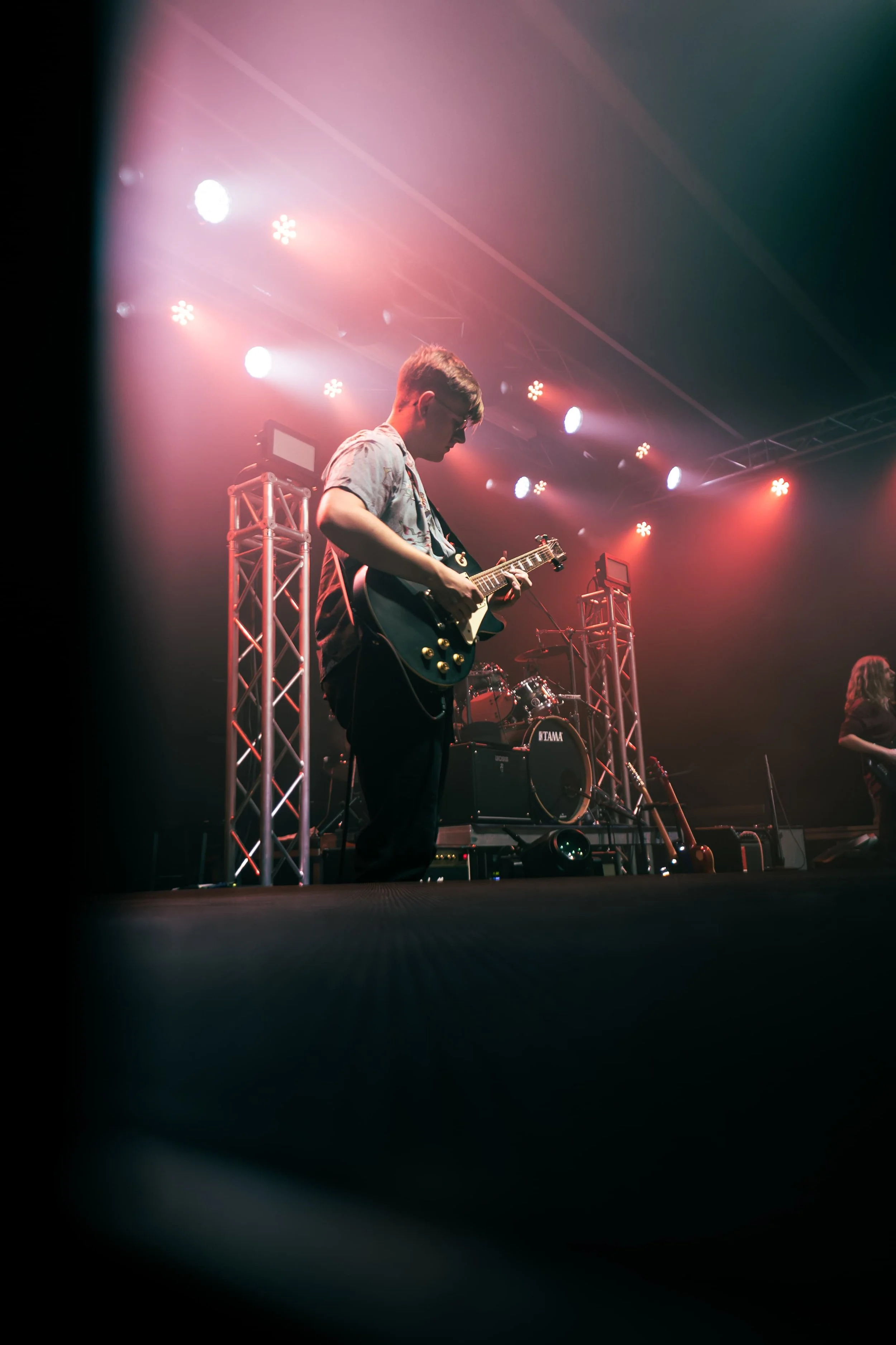 Gitarrist Marlon bei Dogs Out 2024: Murdogs Band