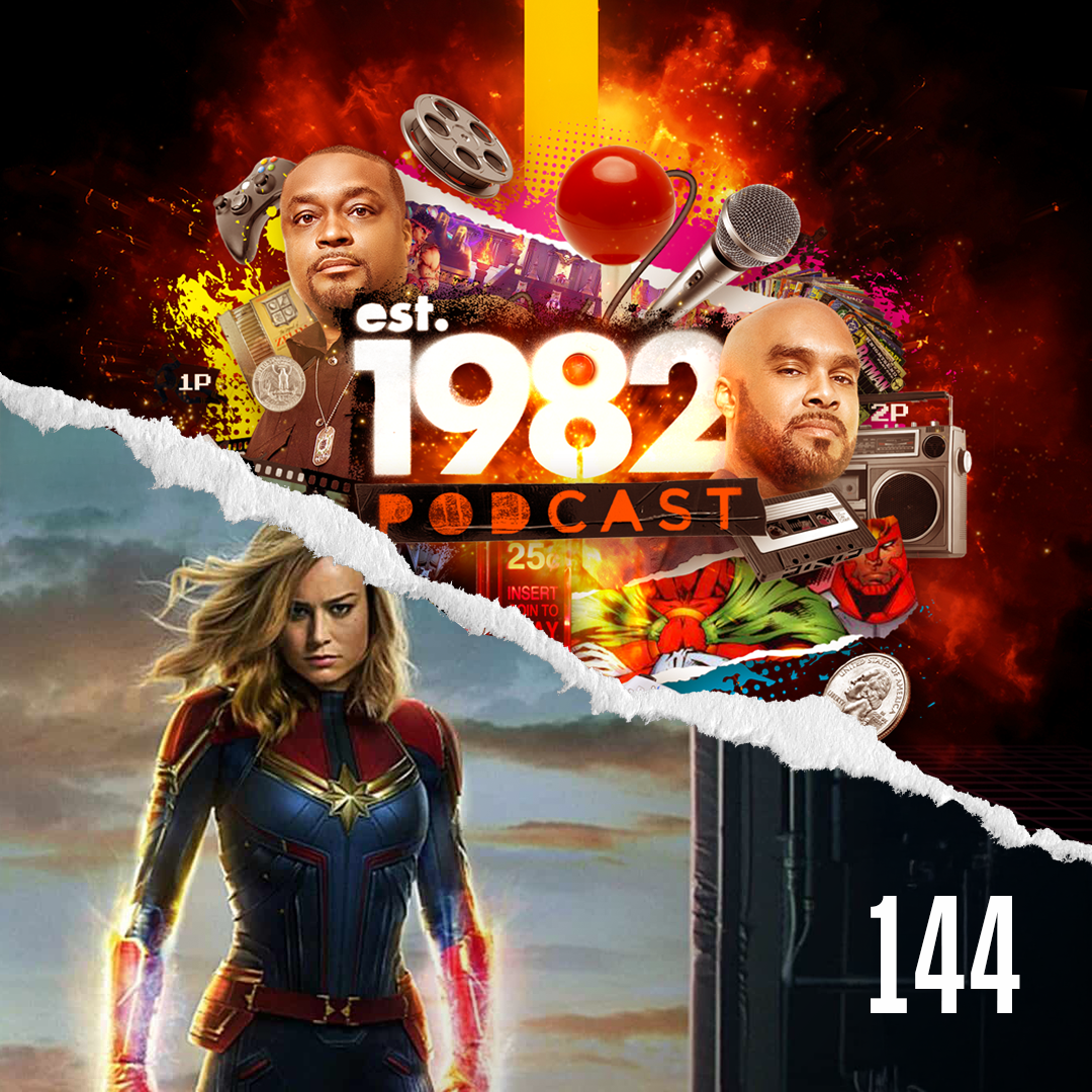 144: Captain Marvel & OP Superheroes episode artwork