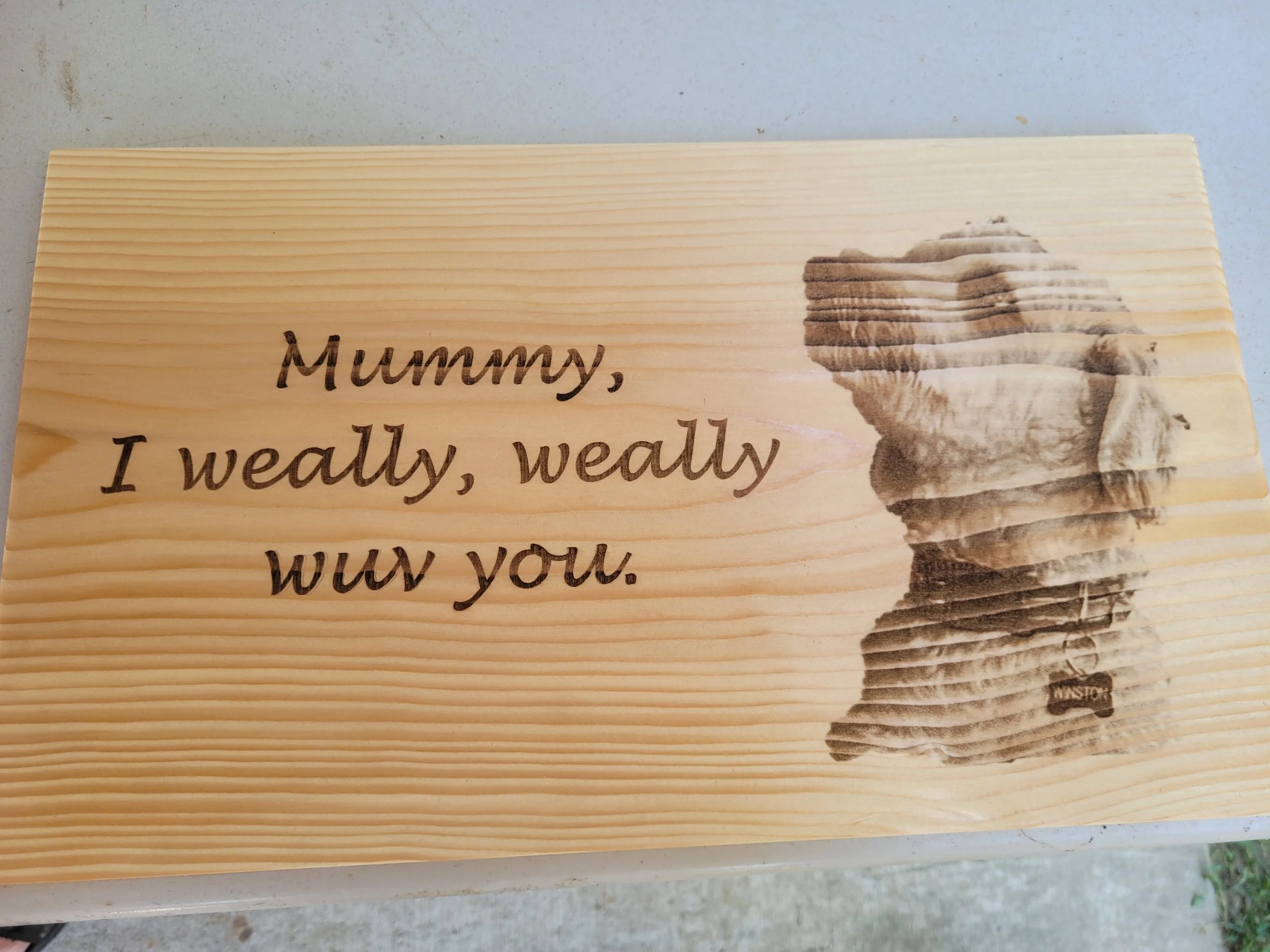 Custom heart warming or inspirational custom sign