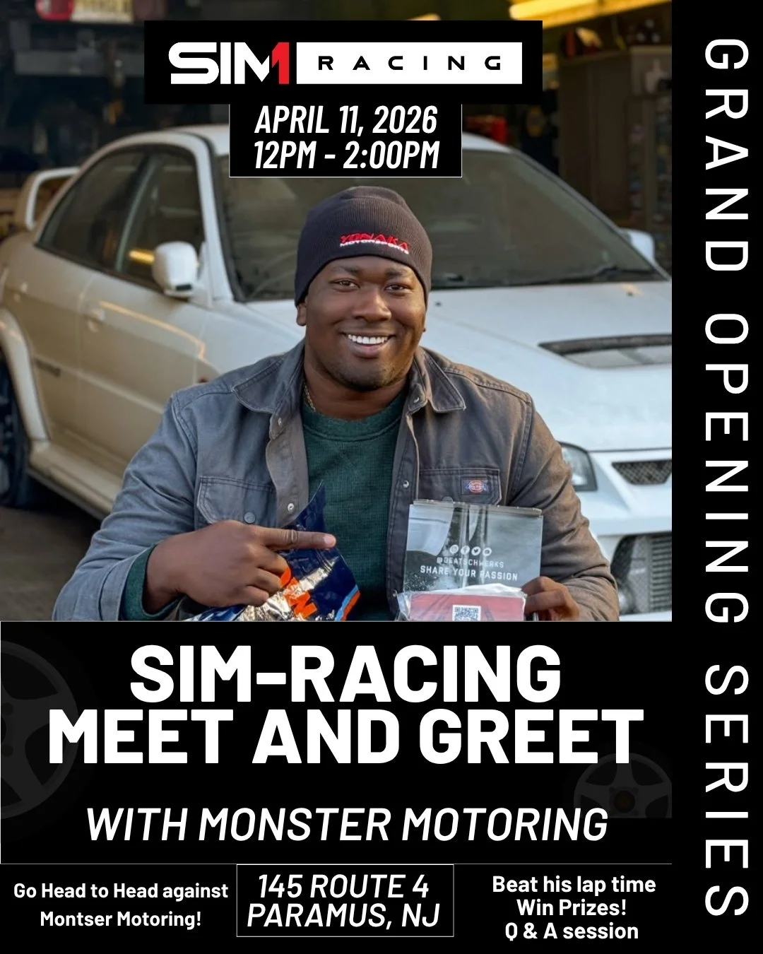 Monster Motoring Meet and Greet flyer