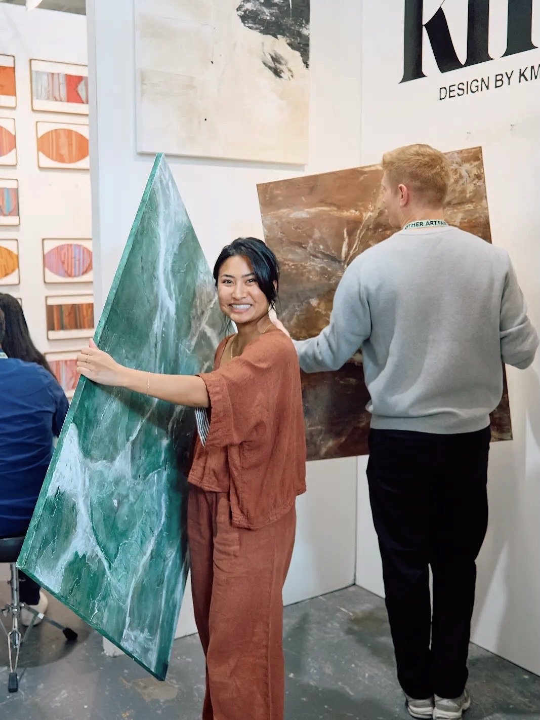 BTS from @theotherartfair ✨ here&rsquo;s to many more in the future 🙏