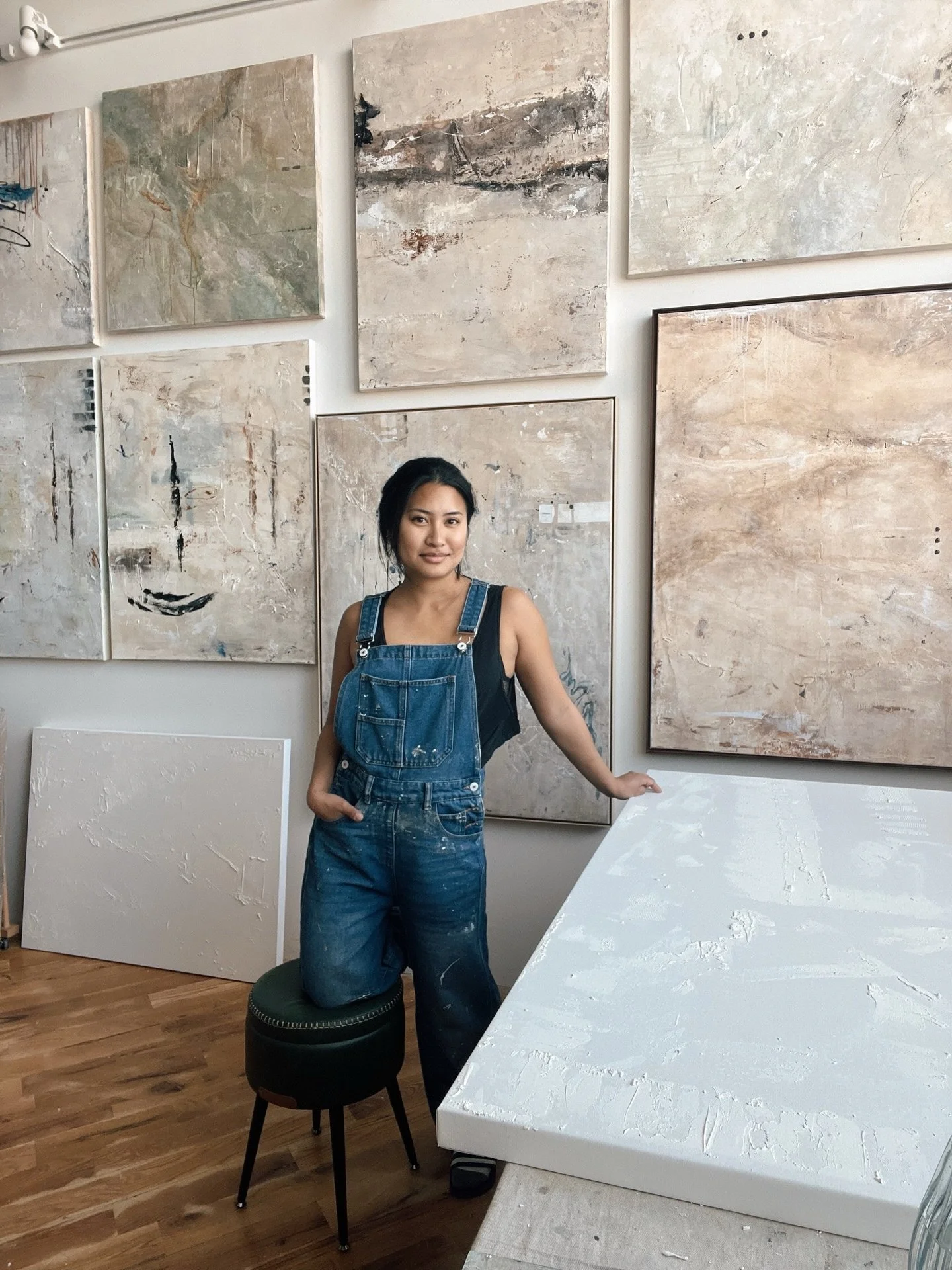 C u @theotherartfair April 16-19!! Maybe I&rsquo;ll wear these overalls WHO KNOWS. Discounted tickets here: https://toaf.com/4lBYe6y