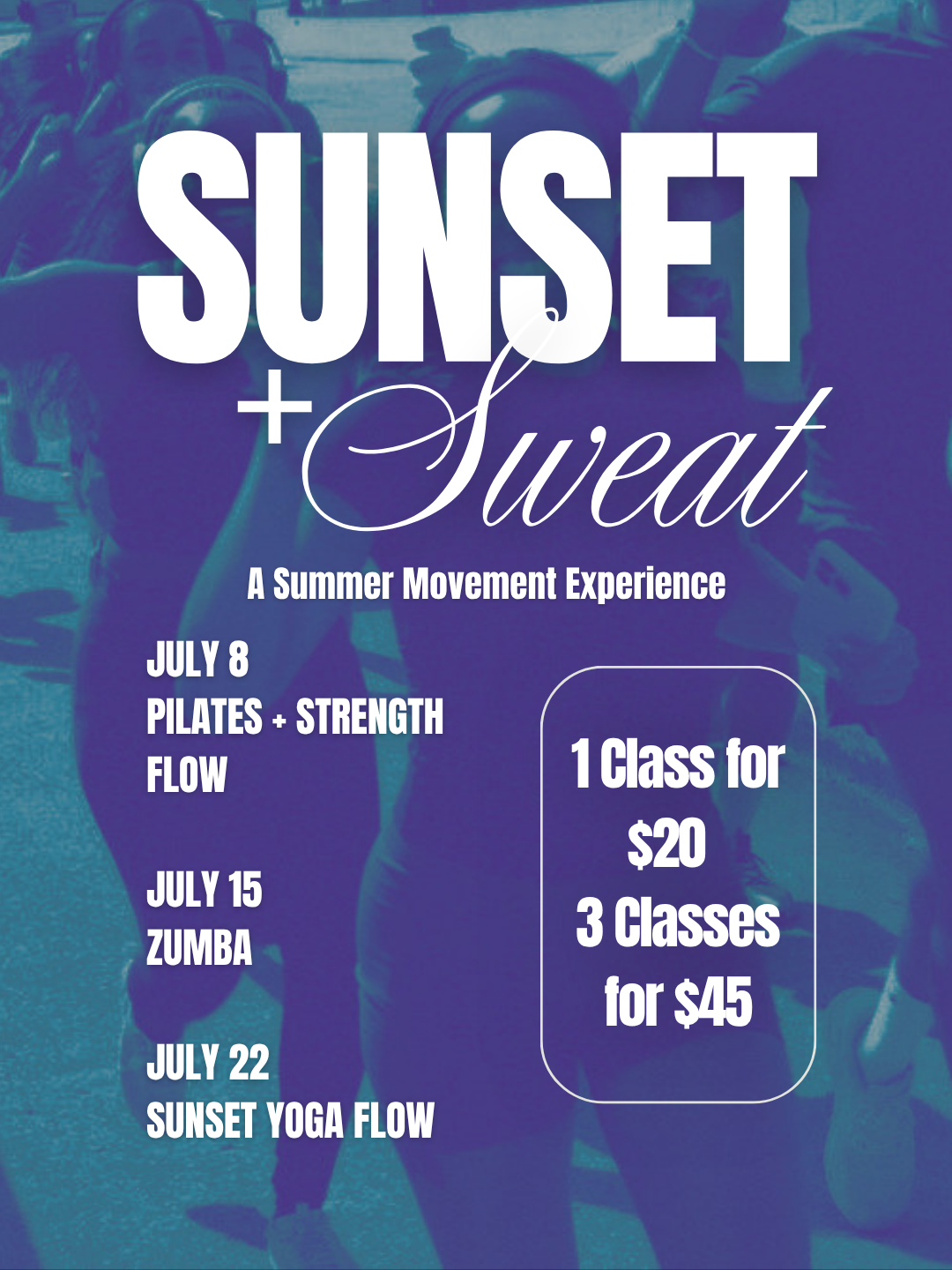Sunset & Sweat: 3-Week Summer Movement Experience