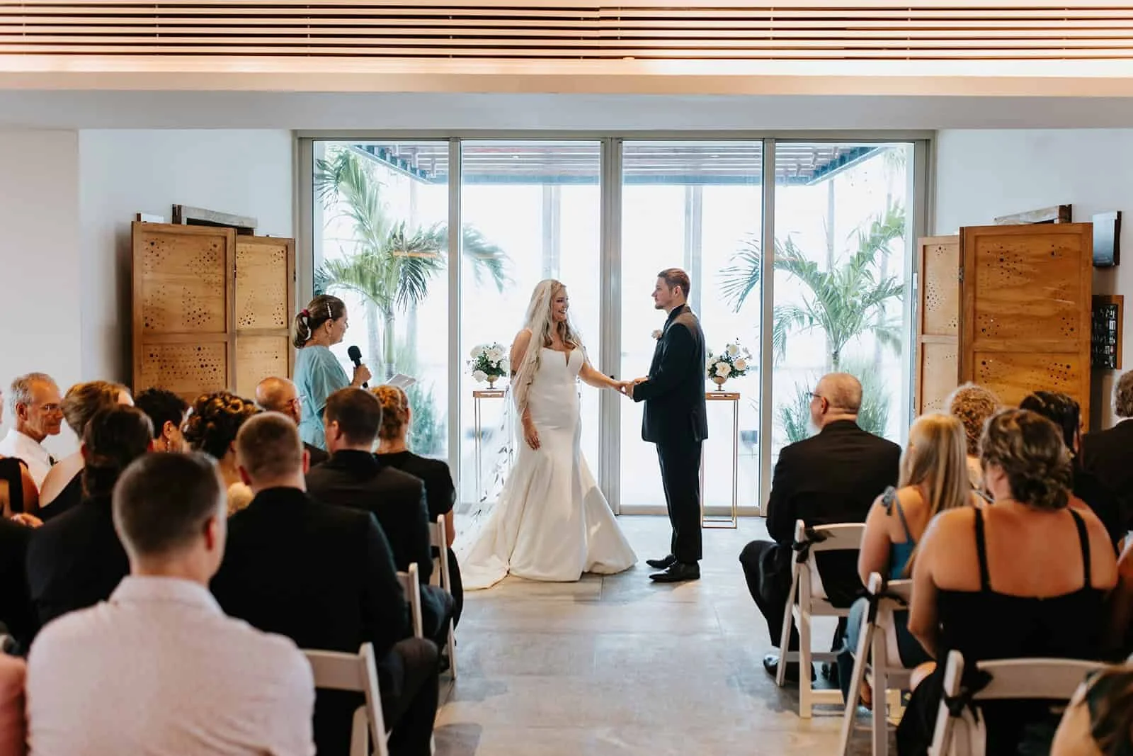 Wedding ceremony at the Sky Wedding Salon venue, Secrets Moxché, Playa del Carmen