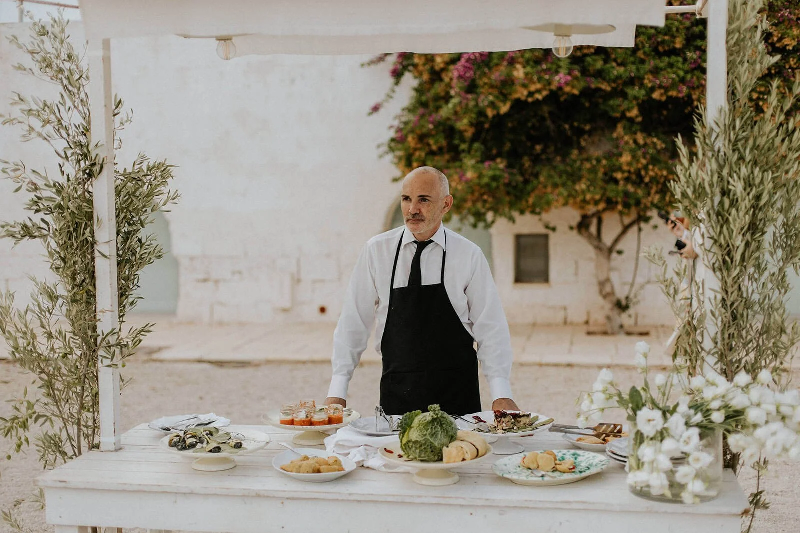 The kitchen at Masseria Potenti