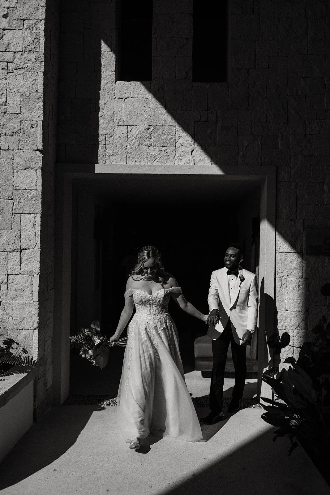 Sunlight and Shadow in Black and White