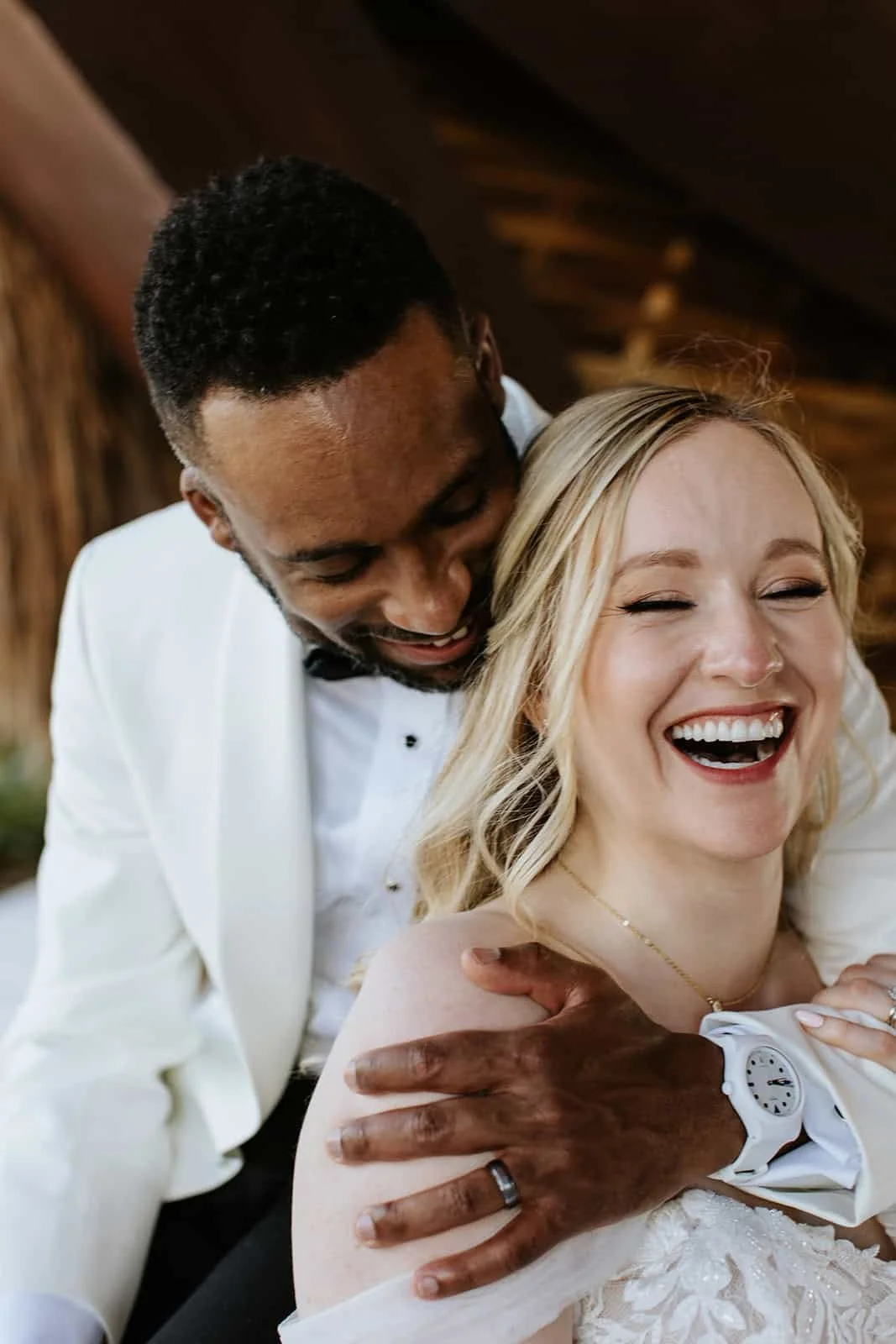 A Close, Candid Laugh