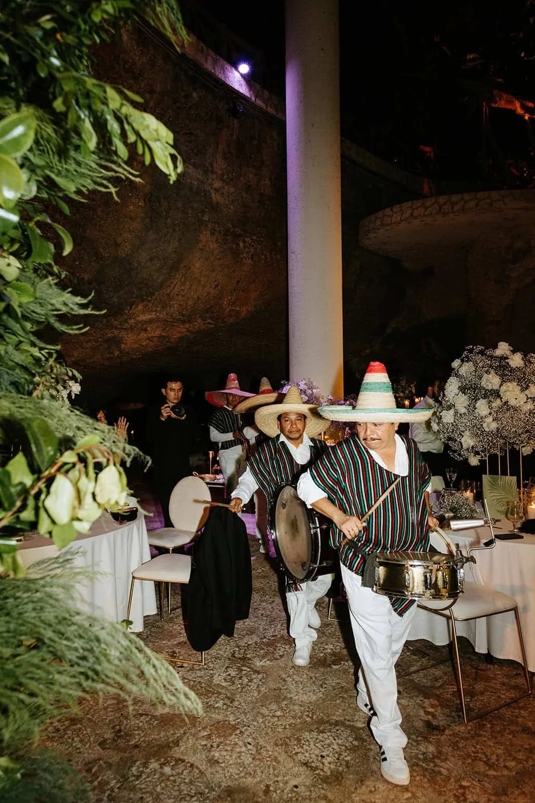 xcaret-park-wedding-callejoneada- drummers.jpg .jpg