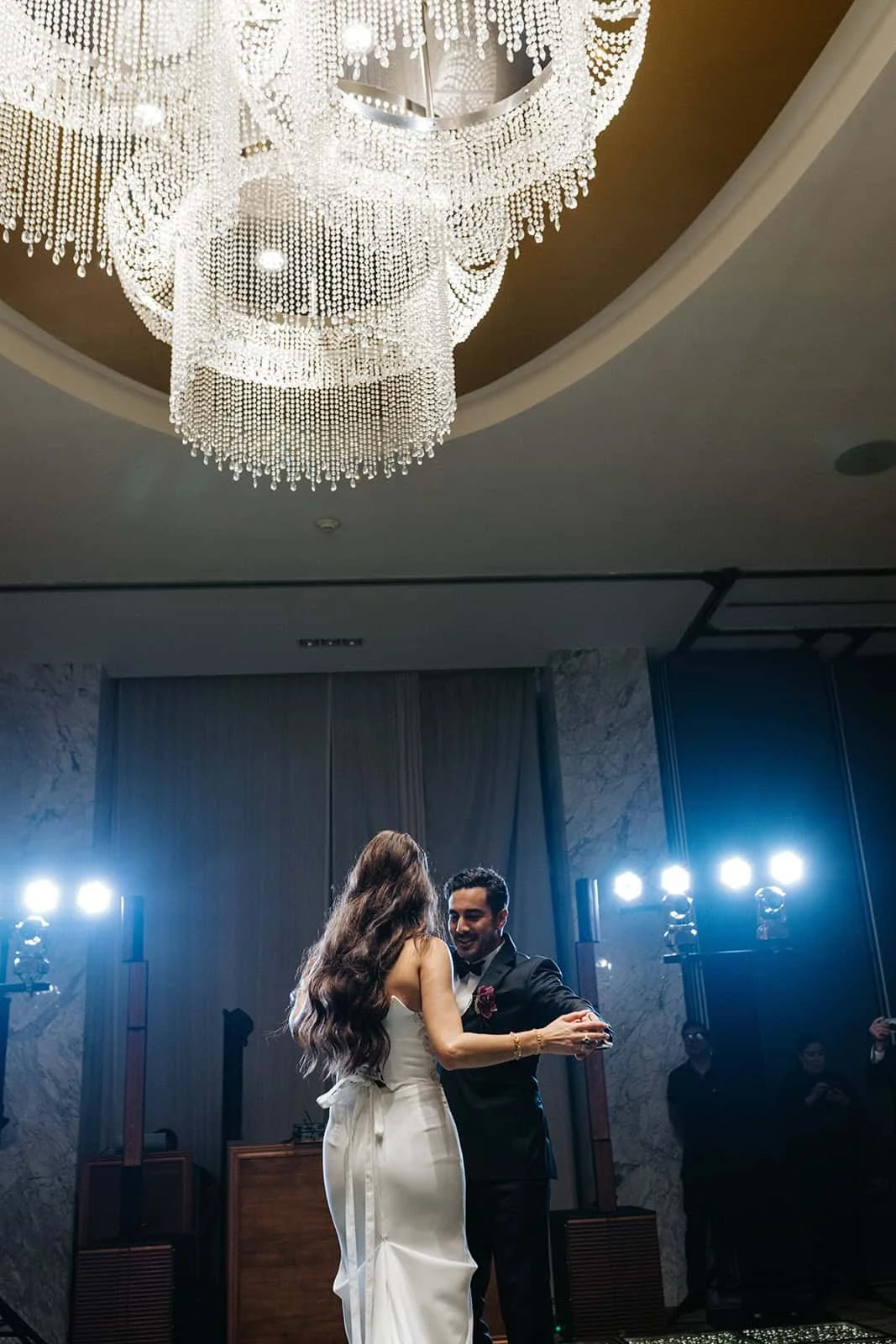 garza-blanca-cancun-wedding-first-dance-chandelier.jpg
