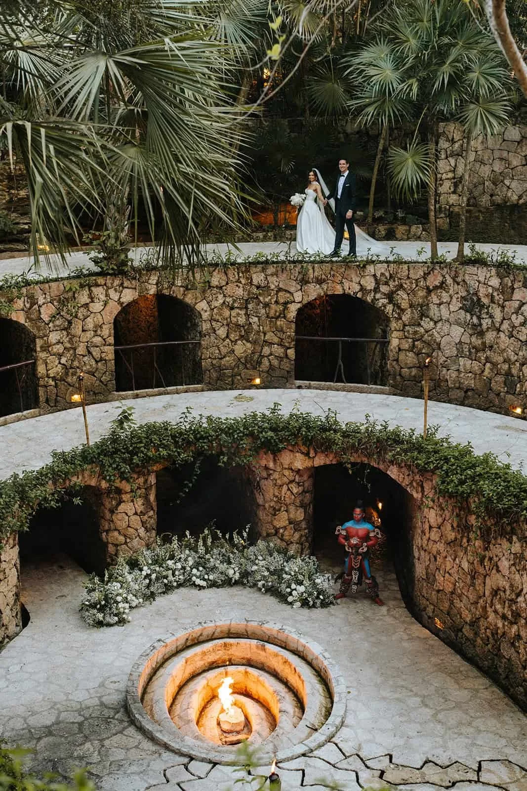 xcaret-park-caracol-wedding-spiral-fire-pit-mayan.jpg