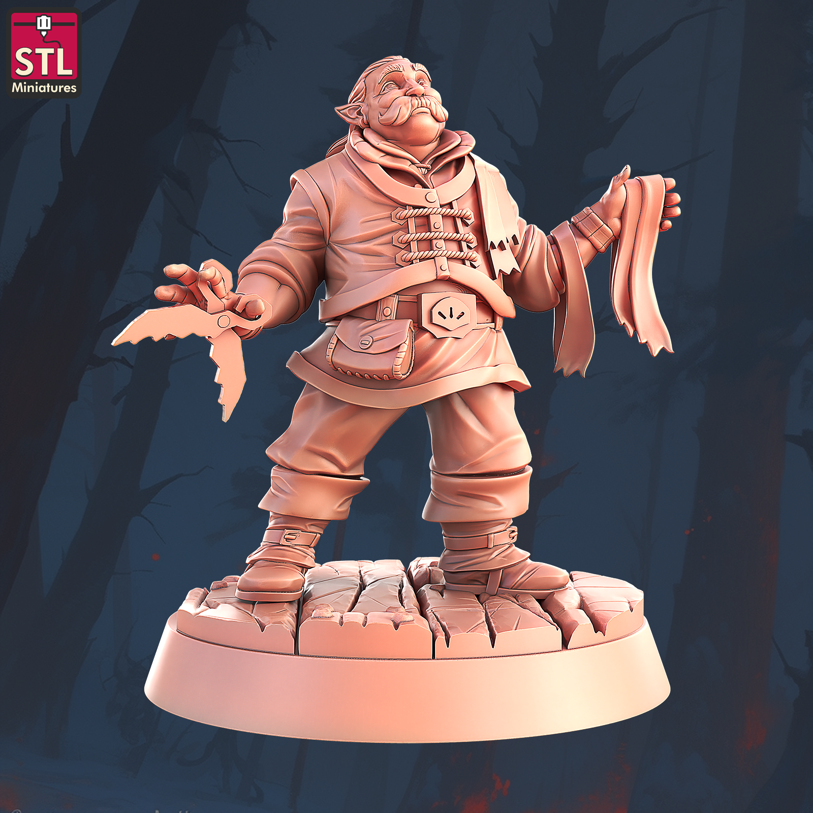 Large Male Elf Worker