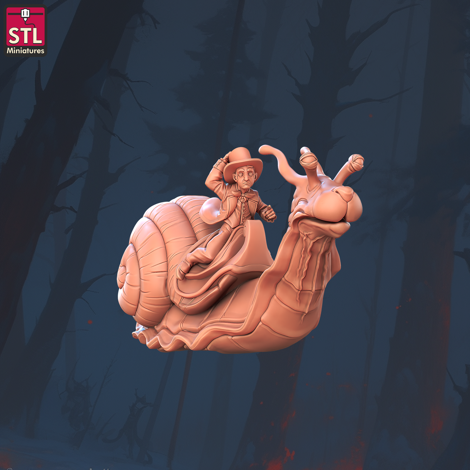 Teenyweeny Riding Snail