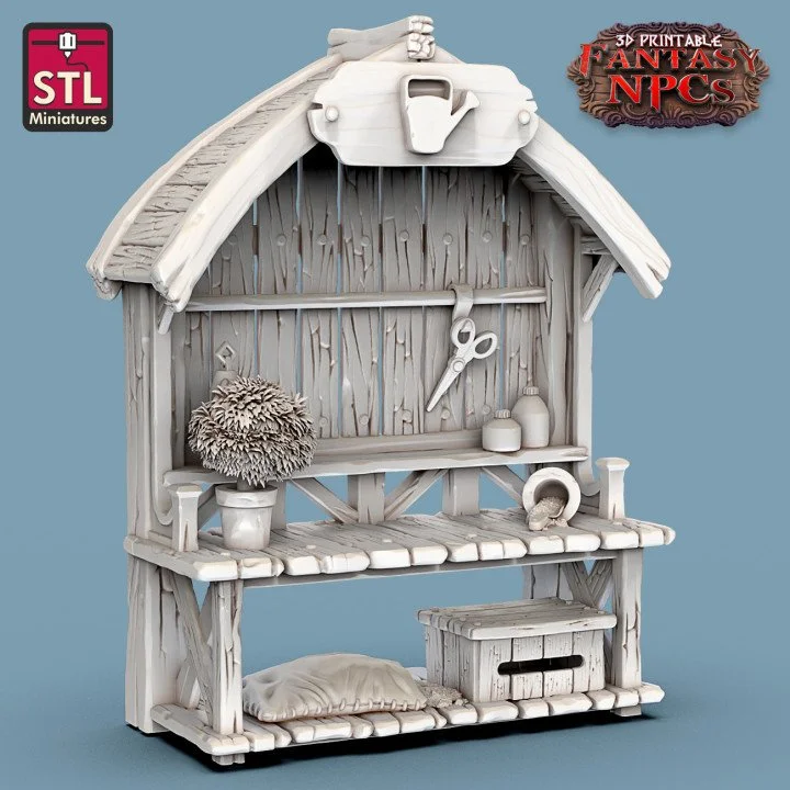 Roofed Gardener’s Desk