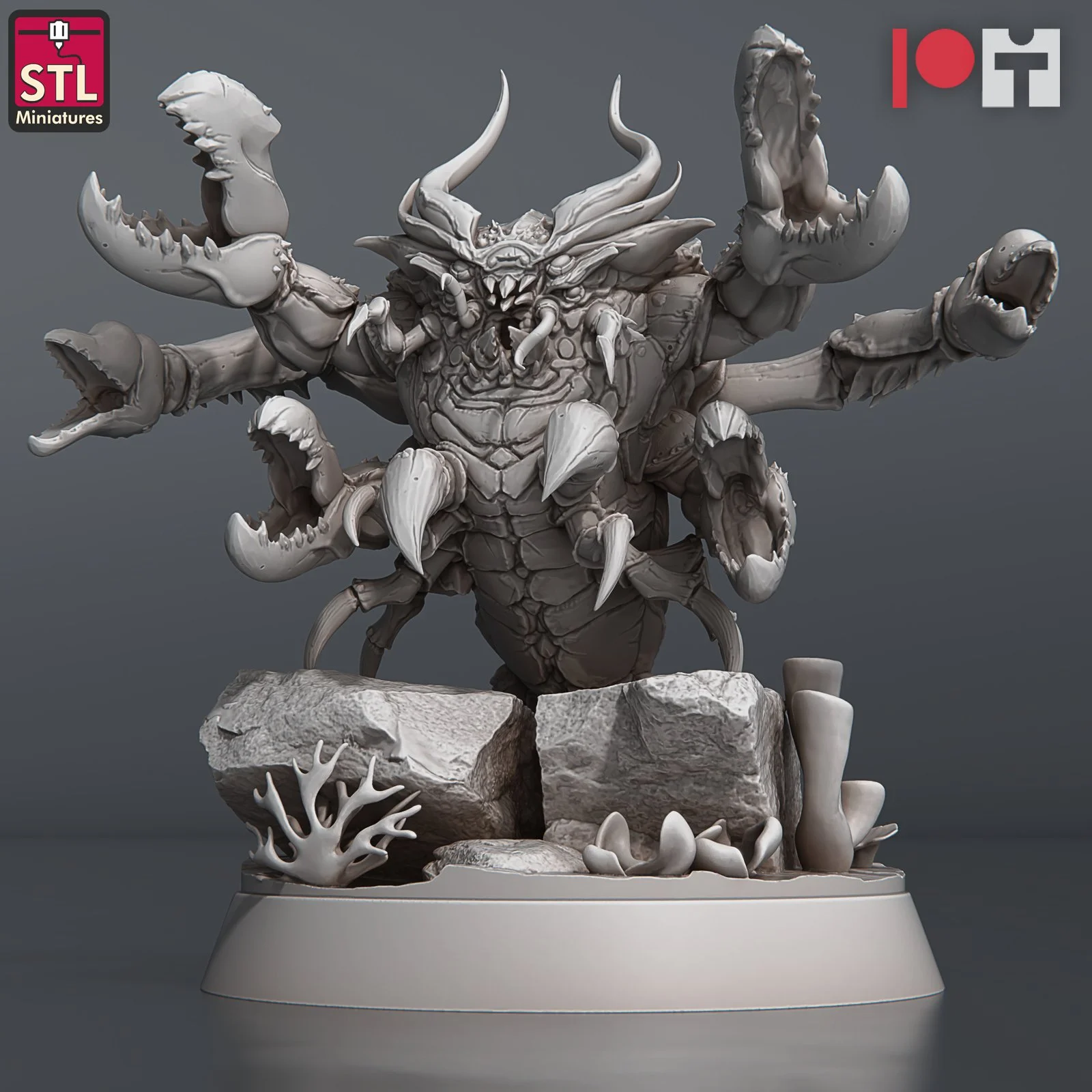 Large Crab Monster (Slam Attack Pose)