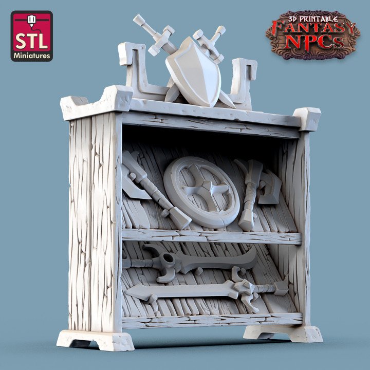 Display shelf: two-tier shelf unit with