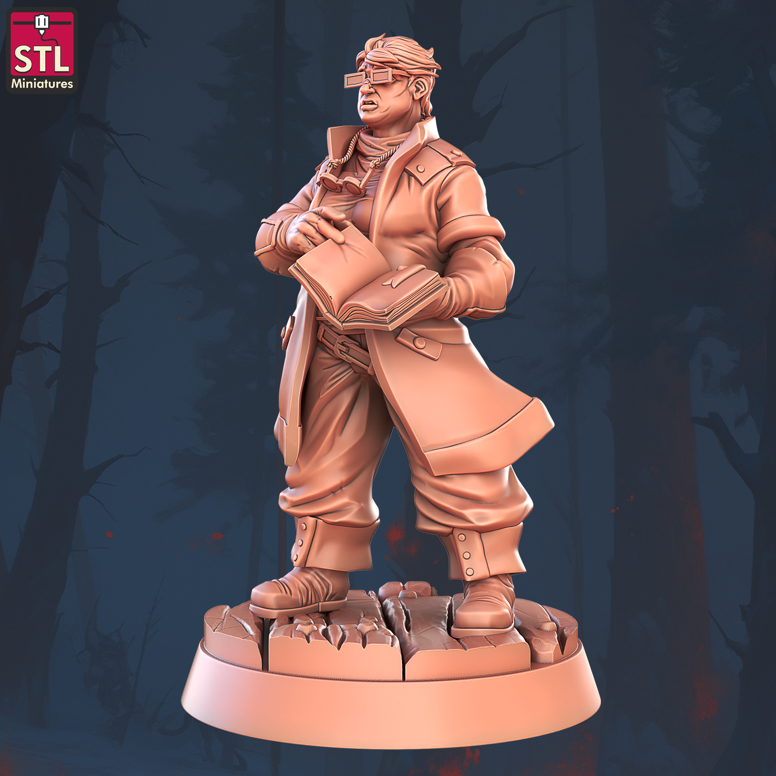 Book Vendor Human Female Pointing to a Page in a Book