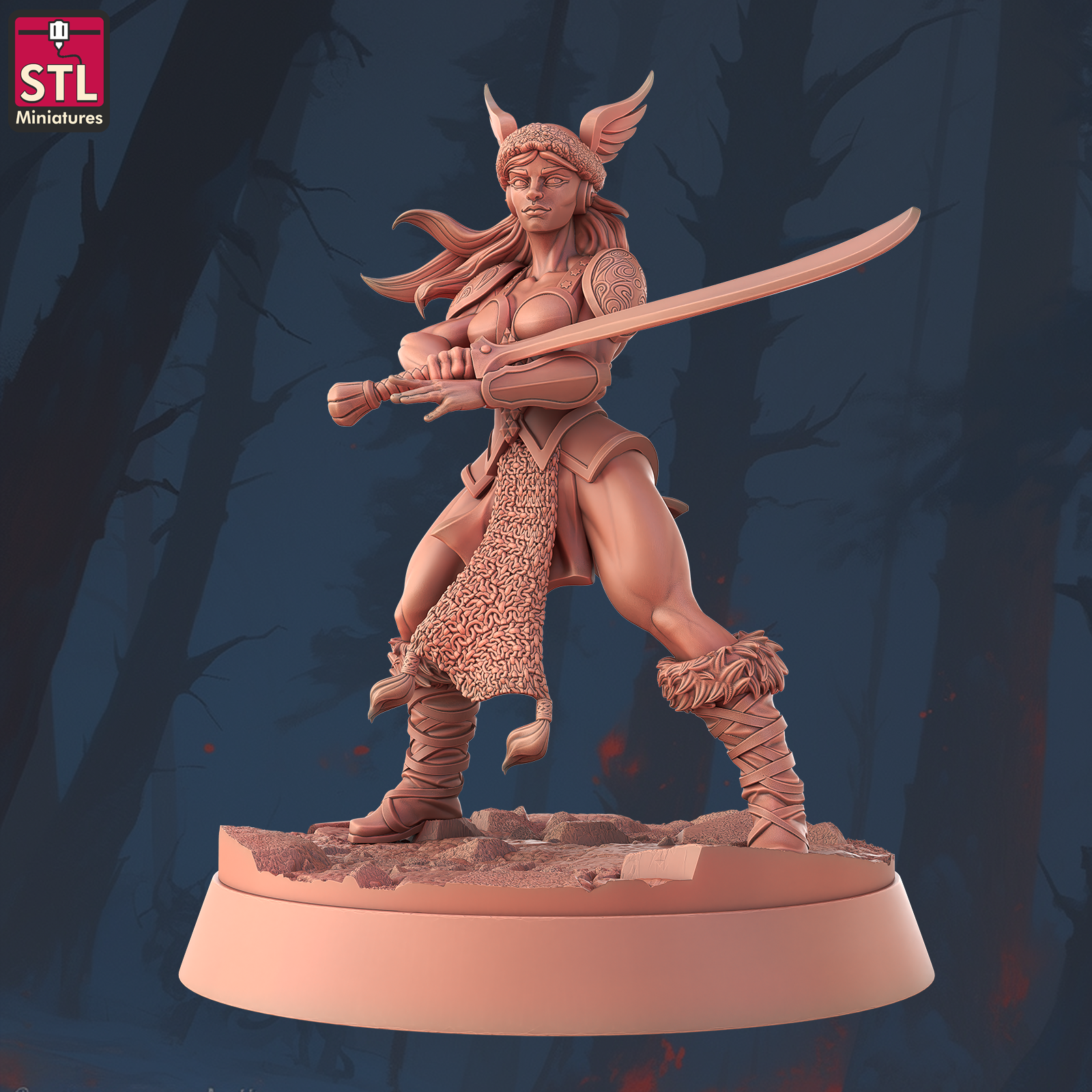 Valeria Wielding Long Sword