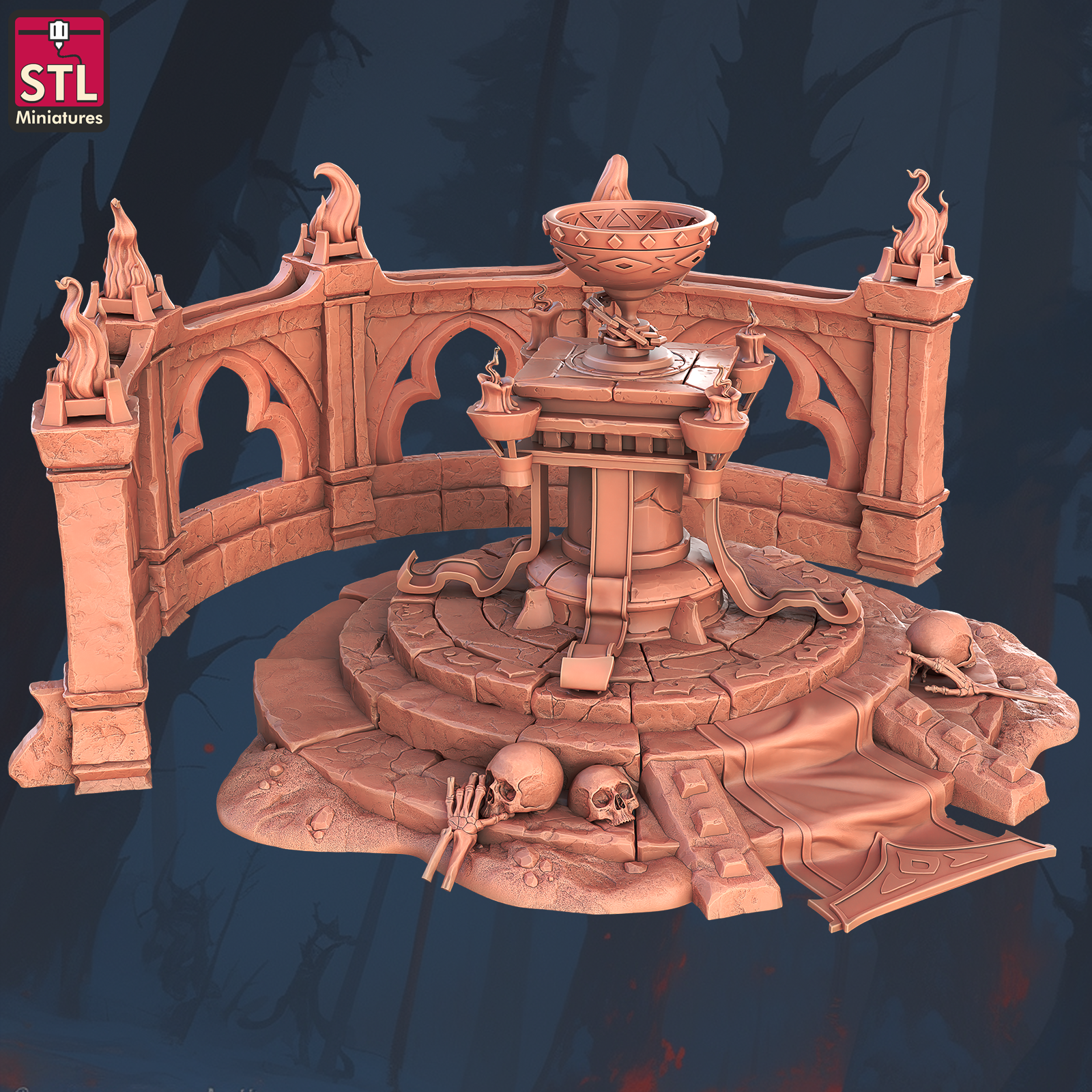 Circular Altar and Wall Piece