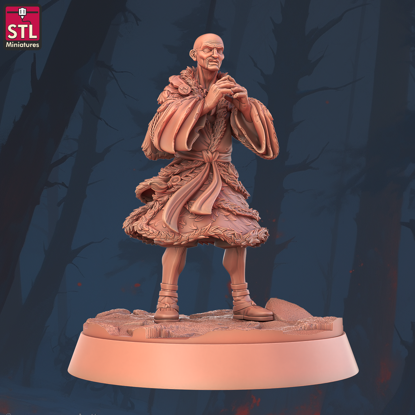 Wizard Standing Simply ready to Cast