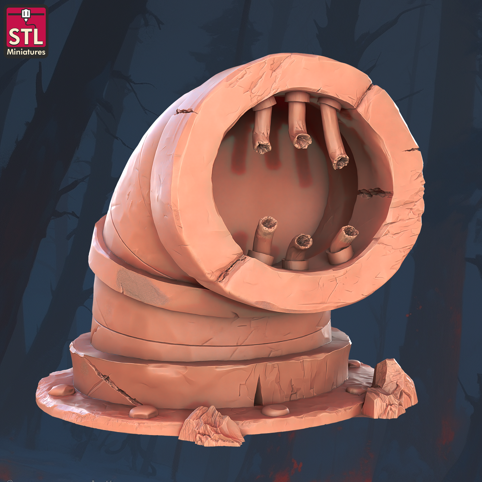 Large Sewer Pipe with Broken Bars