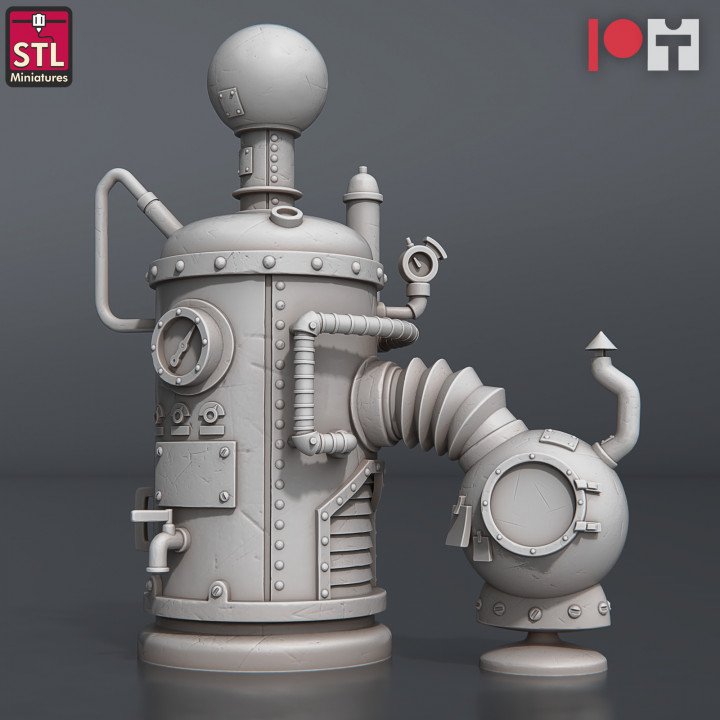 Machine for testing potions