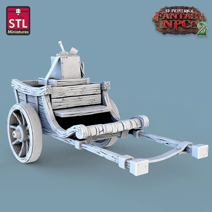 Horse-pulled wagon (horse not included)