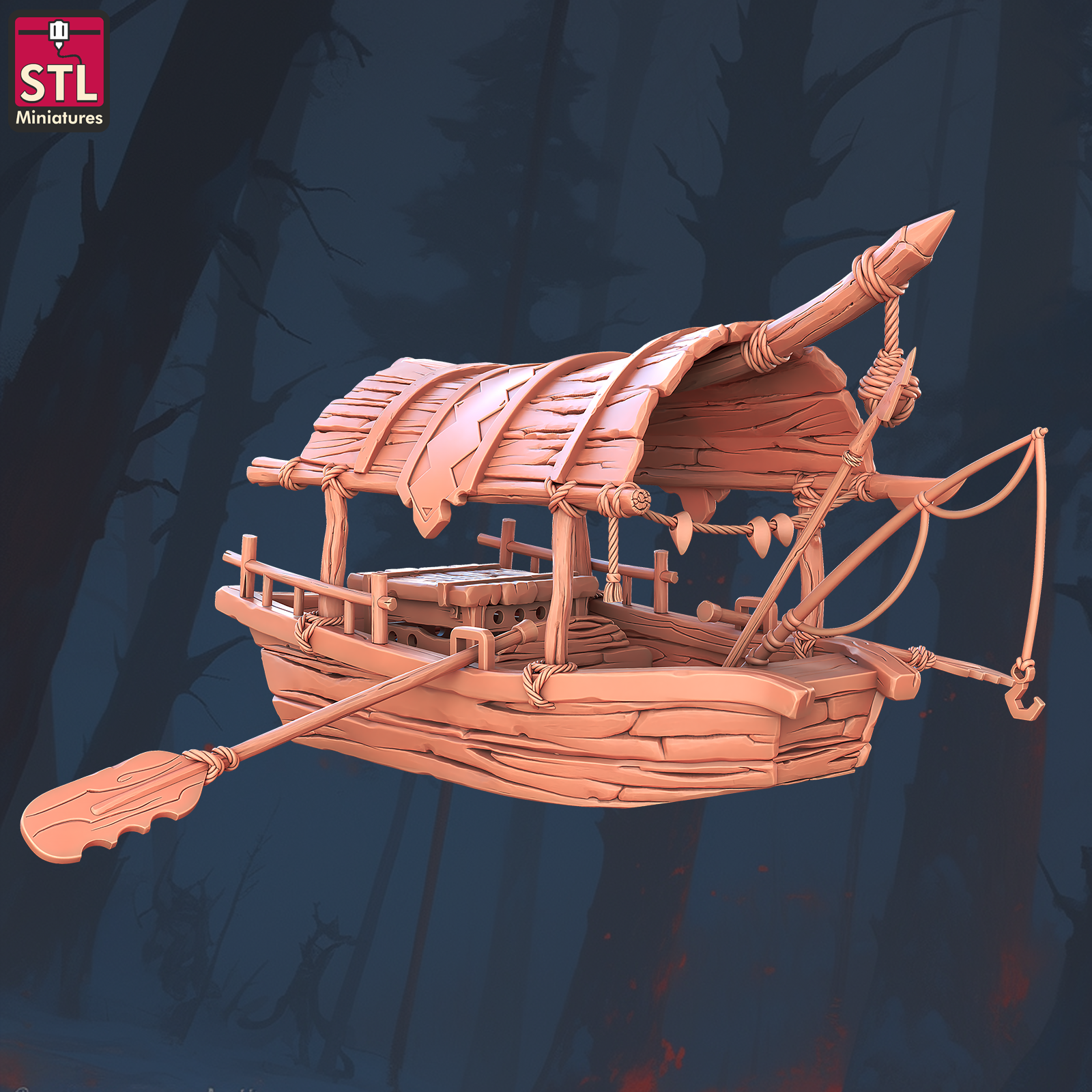 Crocodile Hunting Boat