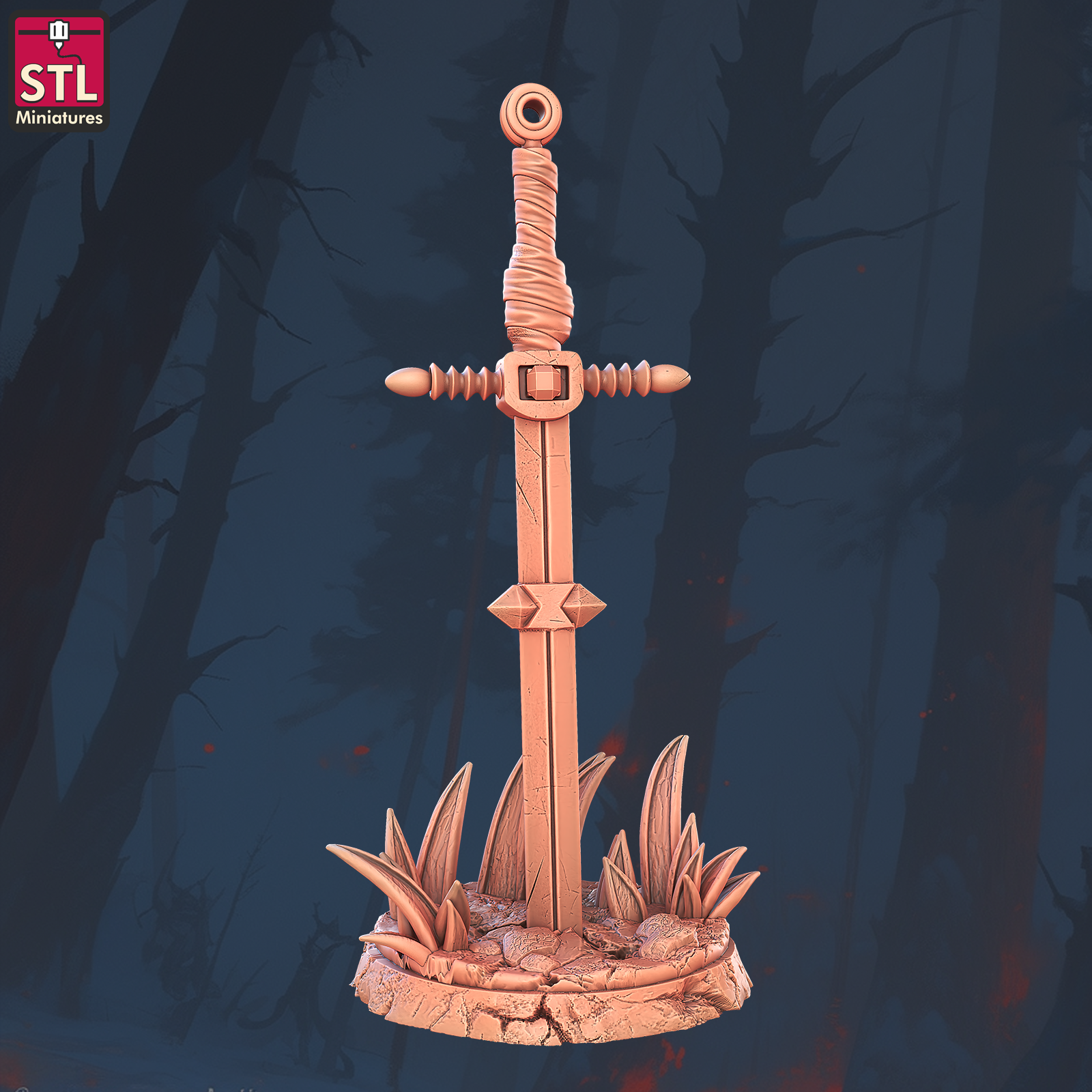 Sword Sticking in the Ground