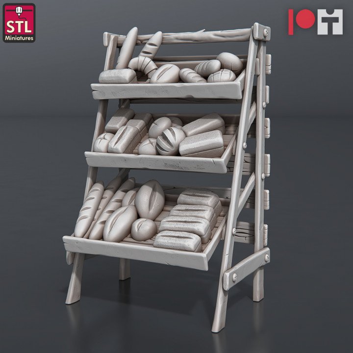 Bread Display Shelf
