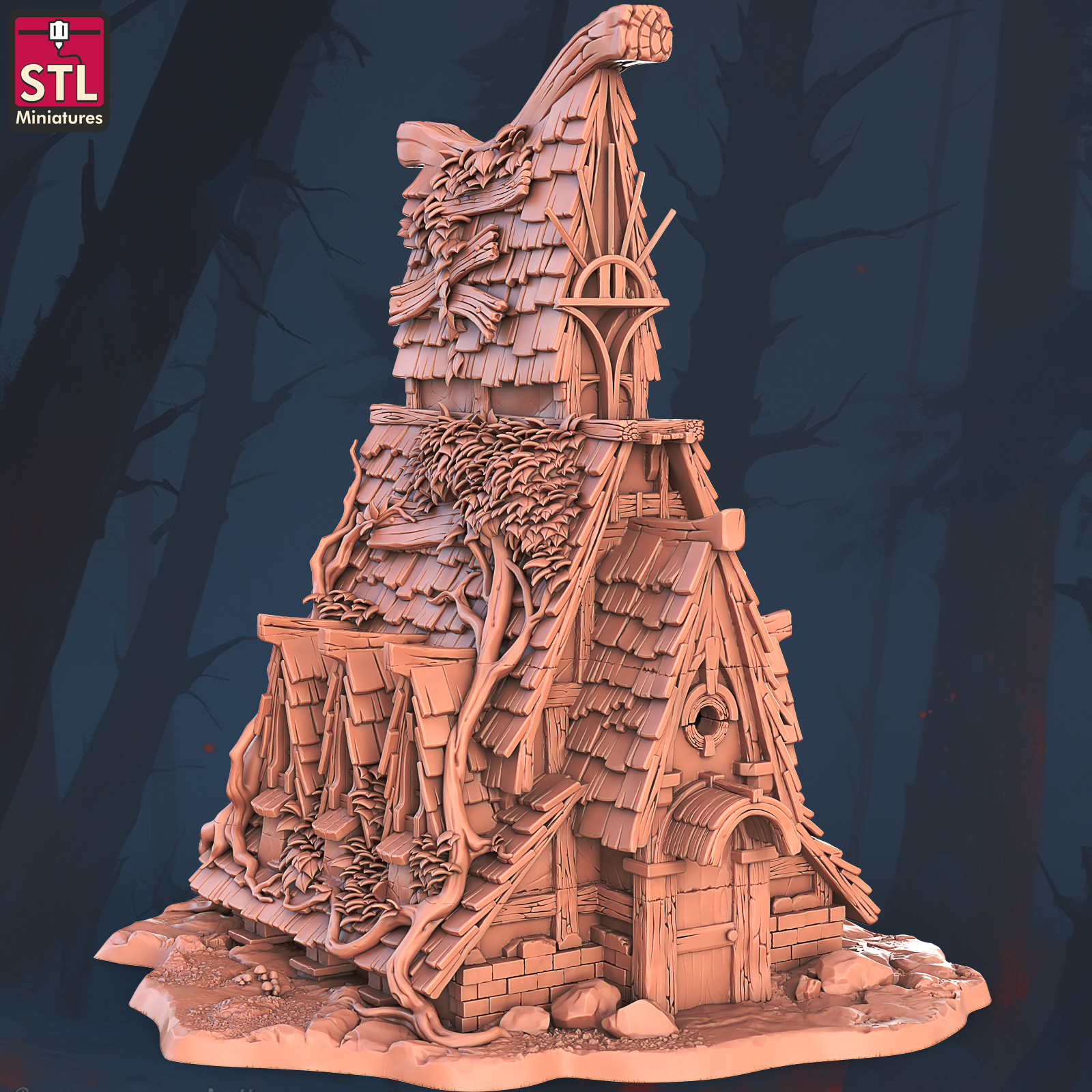 Large Witch Council House (3D Print)