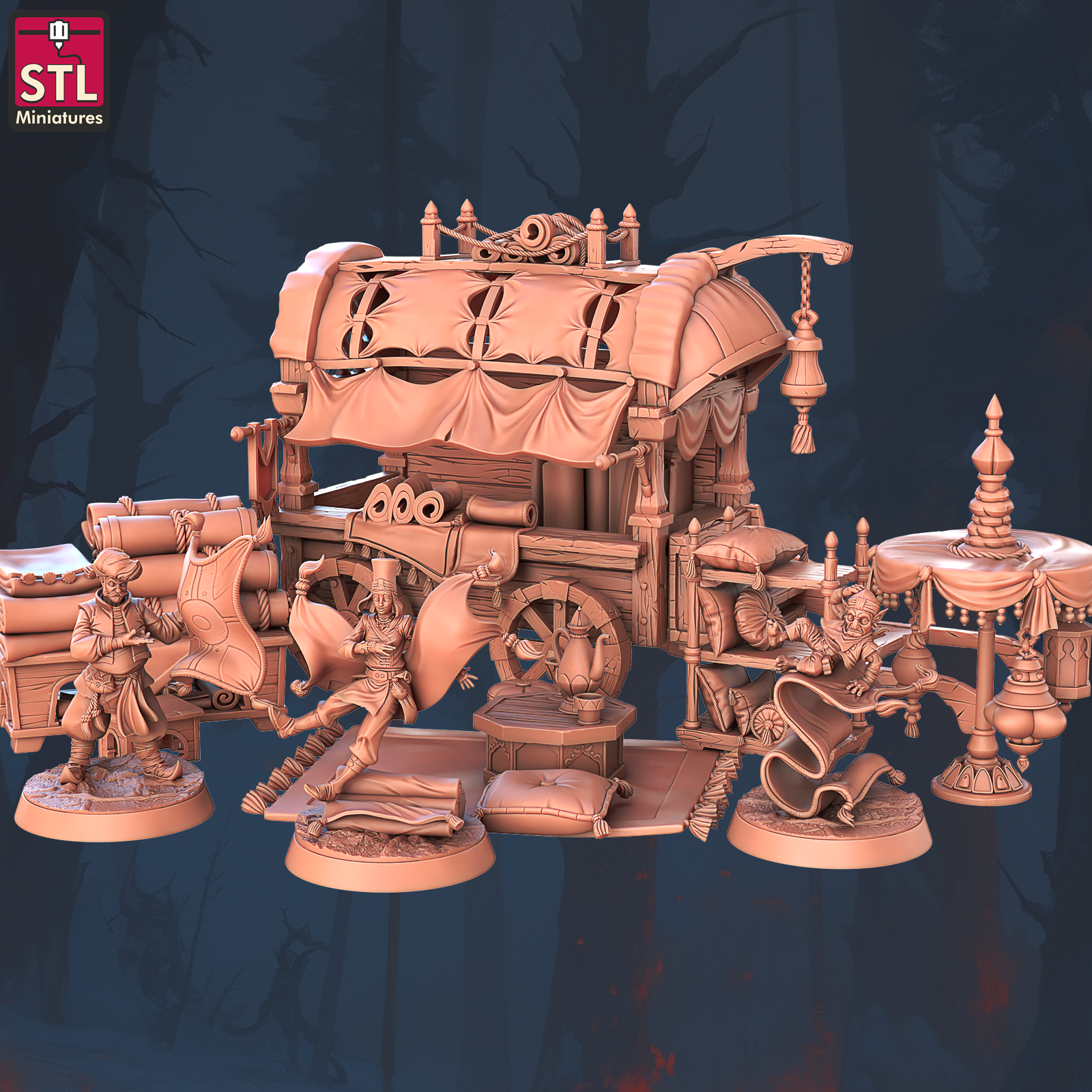 Flying Carpet Vendor Set