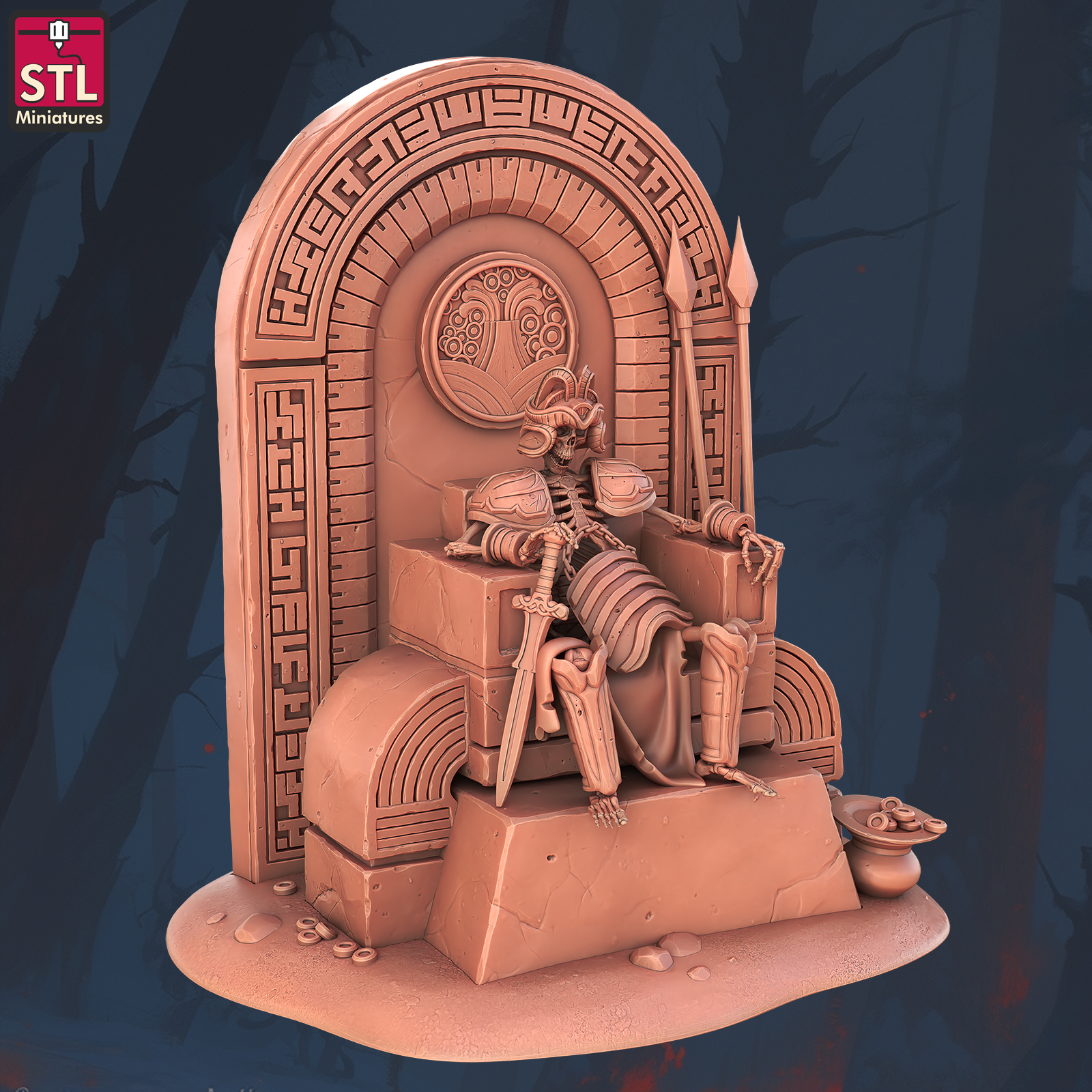 Throne With Dead King Still Seated
