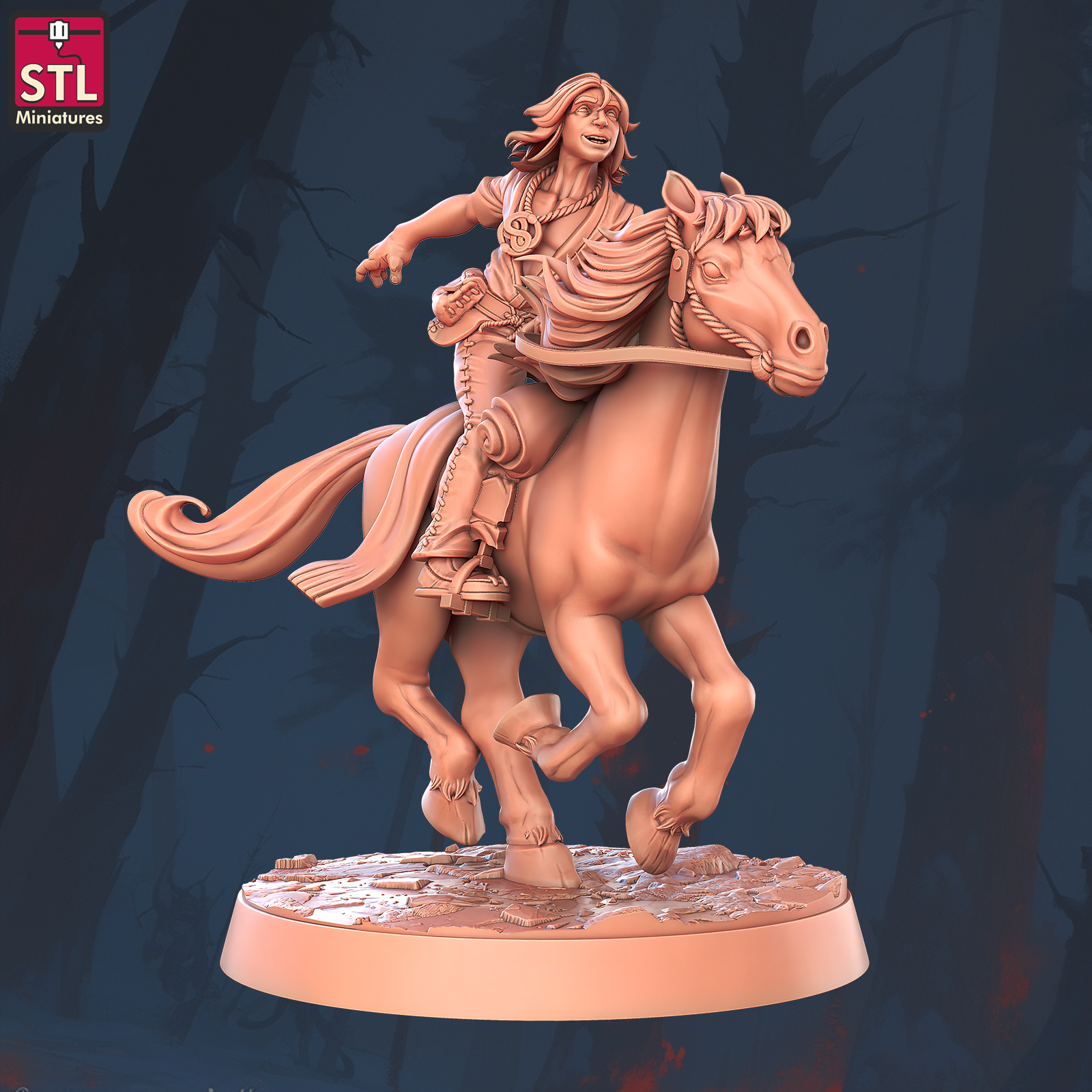 Atreyu Riding a Horse