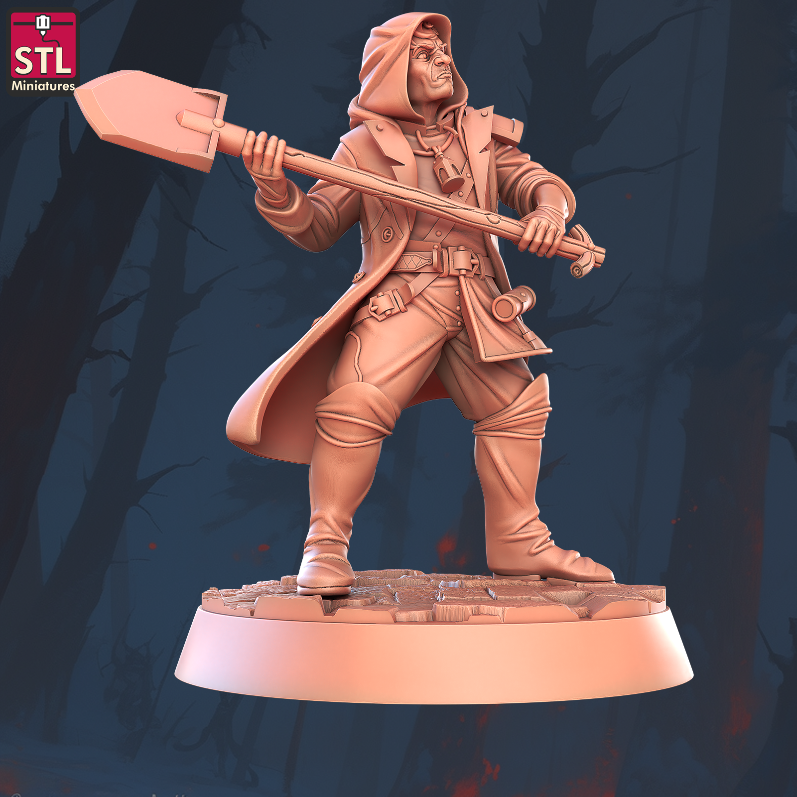 Grave Robber with Shovel