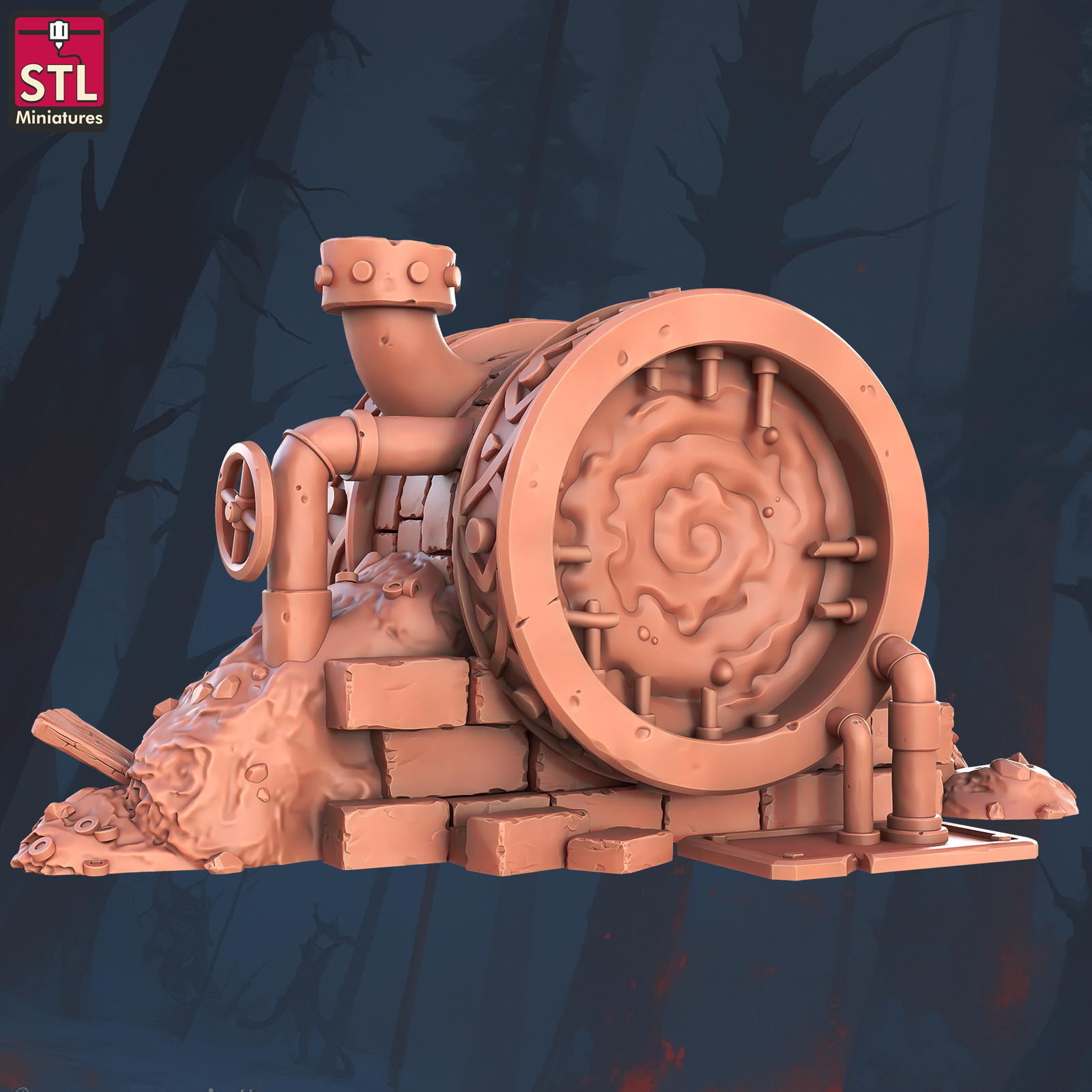 Large Pipe with Portal Inside