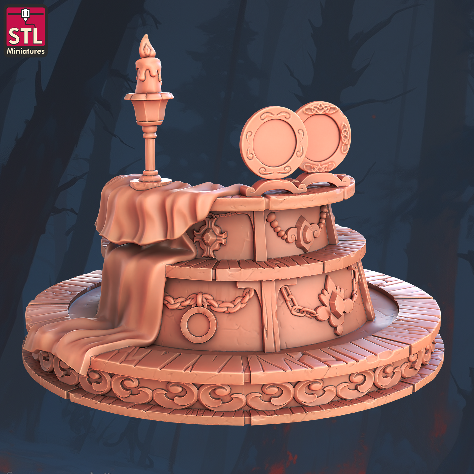 Tiered Circular Display