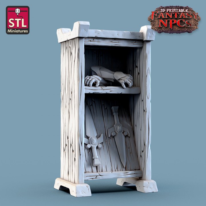 Shelf Display - Daggers & Gauntlets