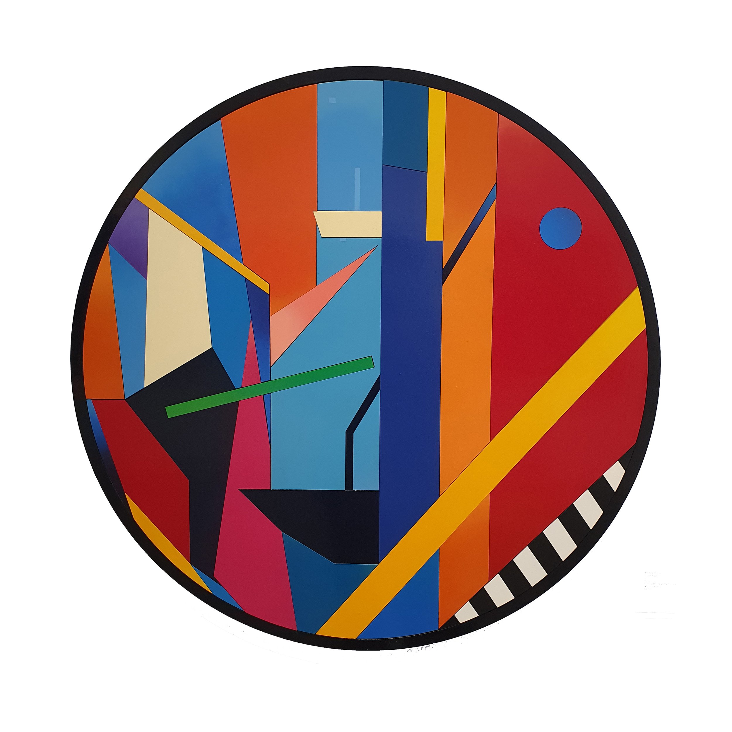 Navegante. Painted wood and MDF/90cm/2021