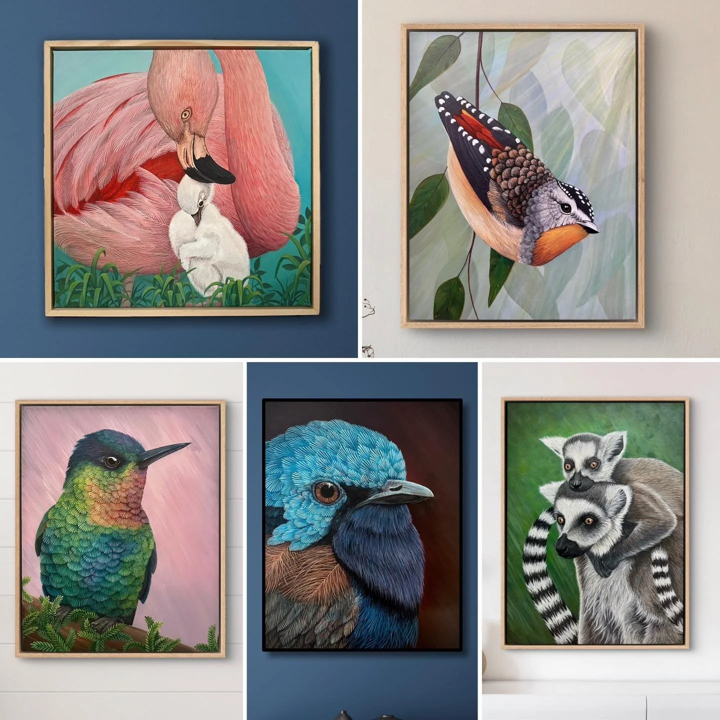 A bunch of beautiful paintings off to their new homes! It’s been a great week π€
