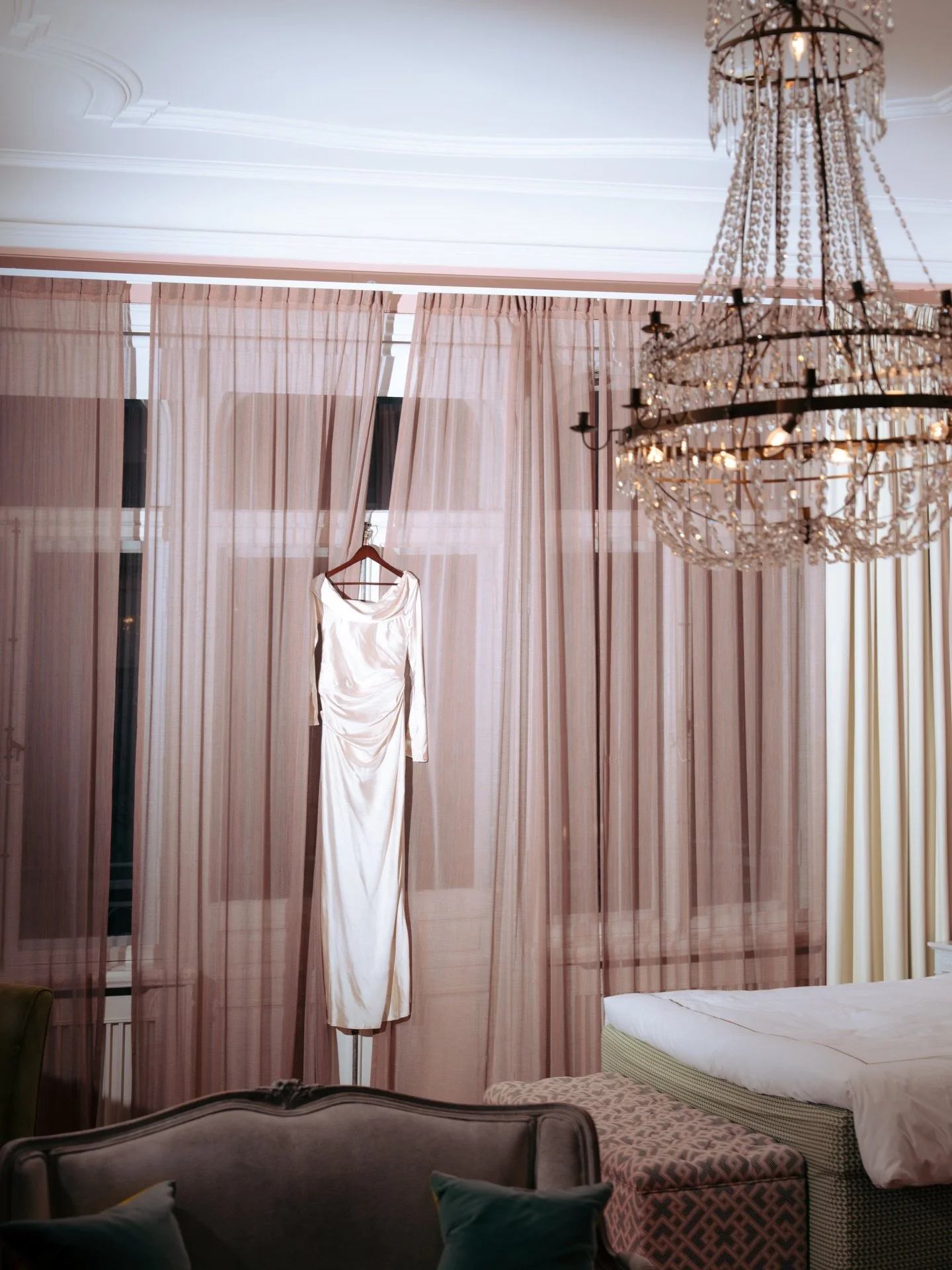 A softness that feels almost otherworldly. Light filtering through silk, crystal, and skin - moments suspended rather than styled. 

These images live in the in-between: weightless, luminous, and gently unfolding. A reminder that feeling ethereal isn