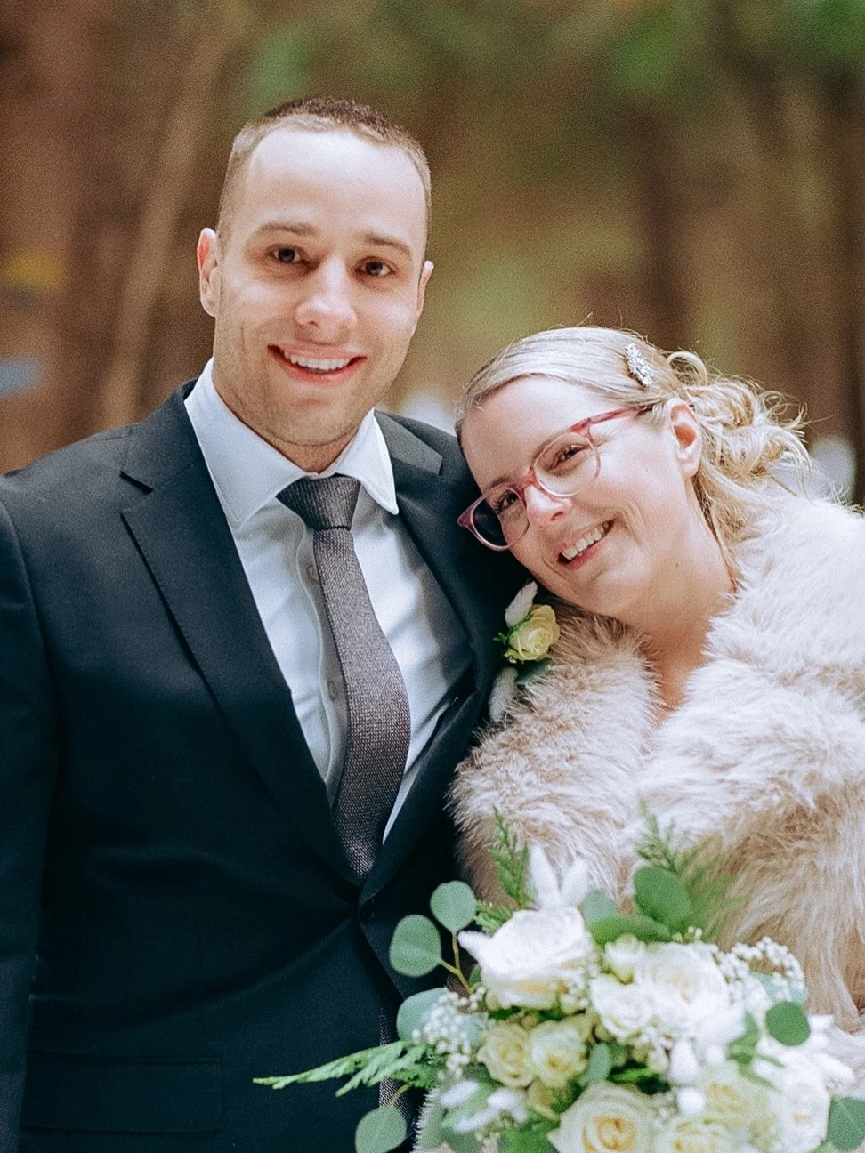 Even though spring has sprung, I still find myself reminiscing about this very special winter wedding in rural Canada. As the couple readied themselves in a quaint hilltop inn, thick snowflakes floated down and wrapped the town in a crisp embrace. 

