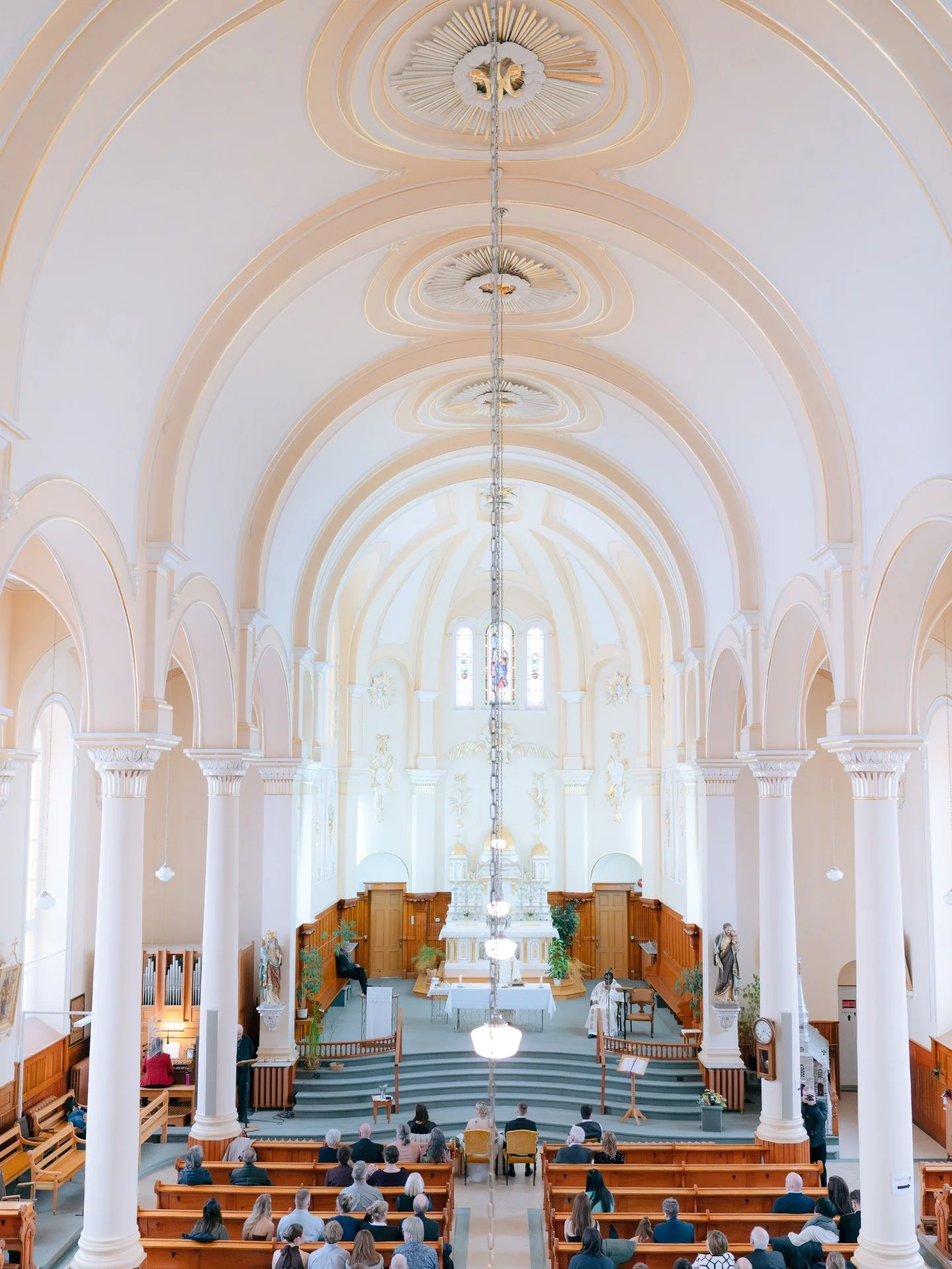 The story behind this church is seeped with both tenderness and heartbreak. PA + A chose this remote venue because it&rsquo;s where PA&rsquo;s grandparents were married years before. These walls, patient and ornate, bittersweetly saw both marriages a